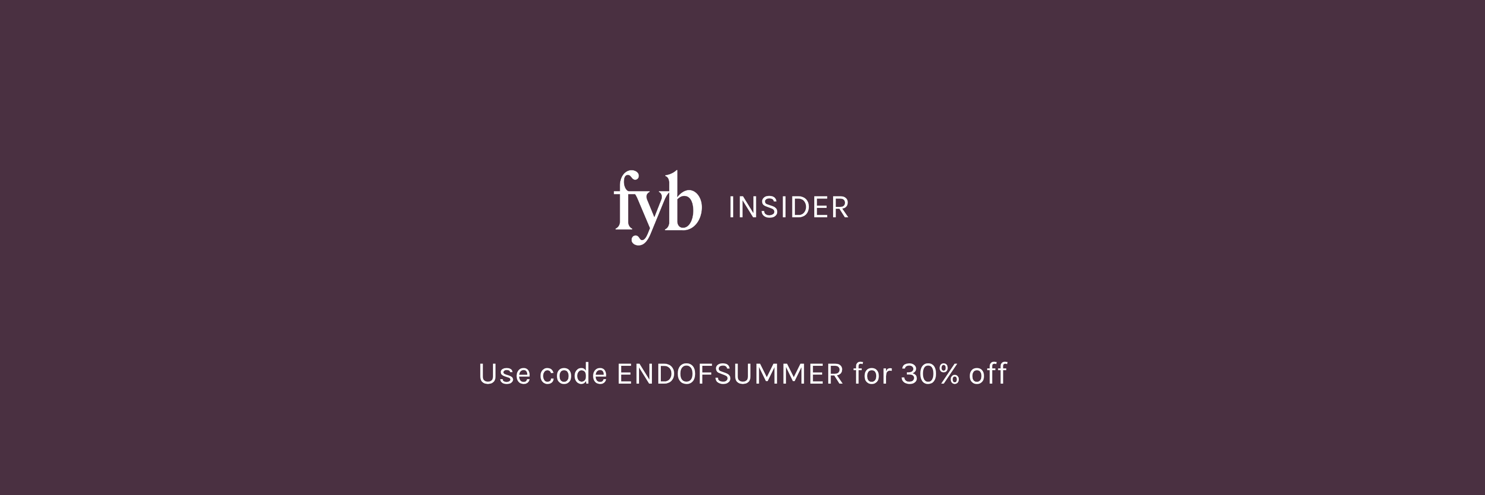 End of Summer Sale