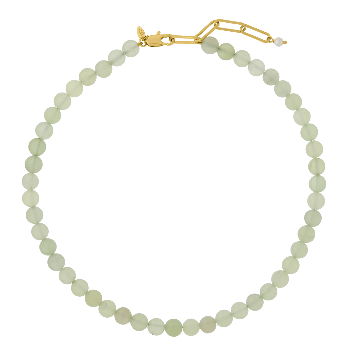 PETITE PALOMA NECKLACE LIME JADE