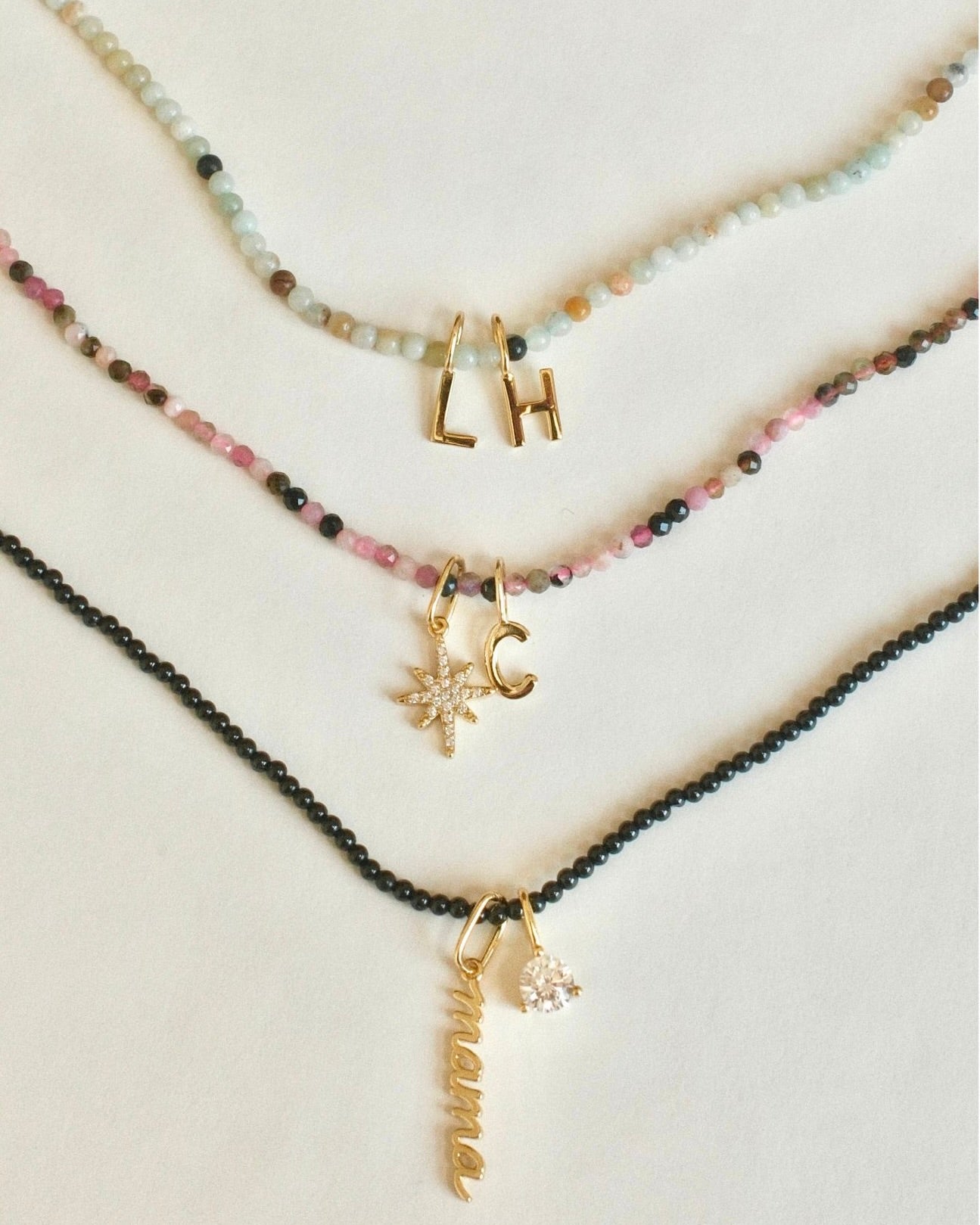 MICRO GEM CHARM NECKLACE BUILDER