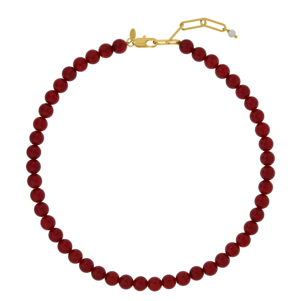 PETITE PALOMA NECKLACE CARNELIAN