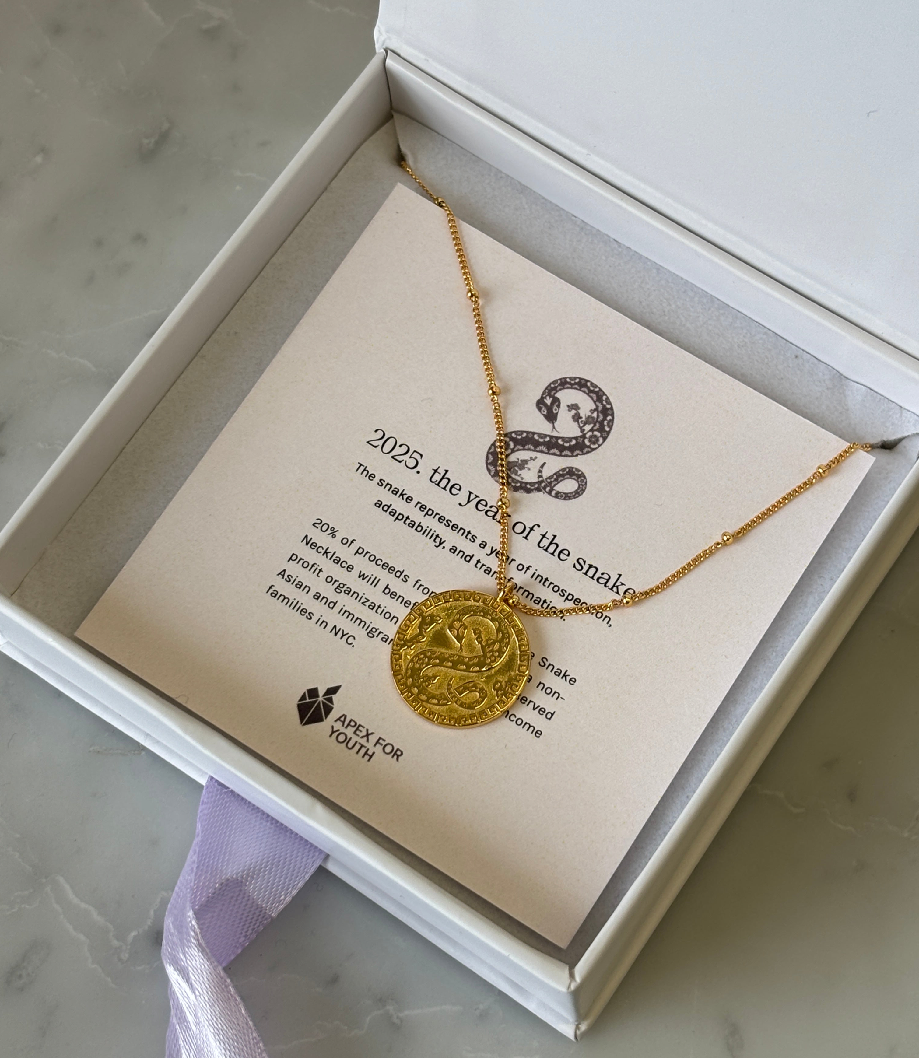 YEAR OF THE SNAKE NECKLACE