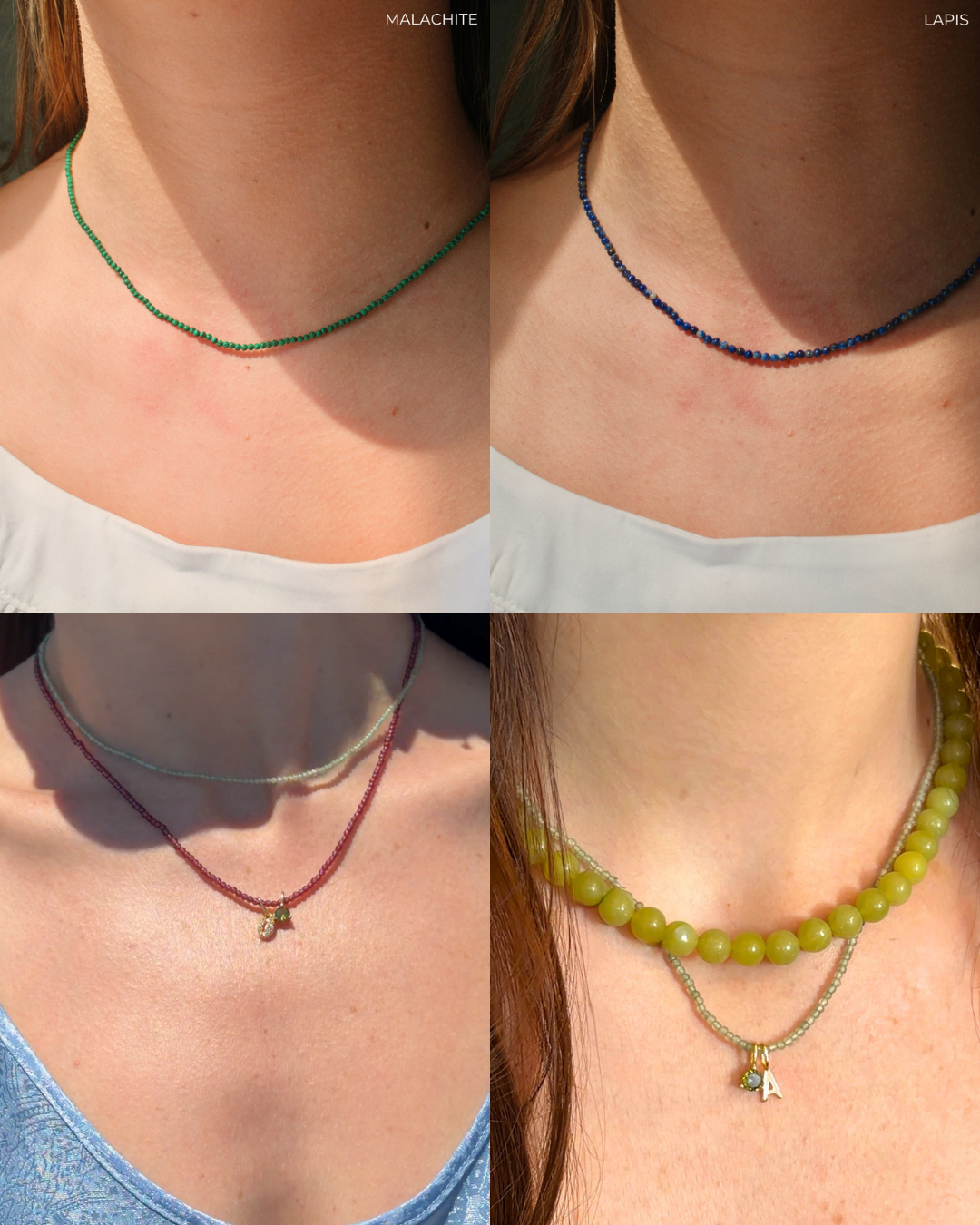 MICRO GEM CHARM NECKLACE BUILDER