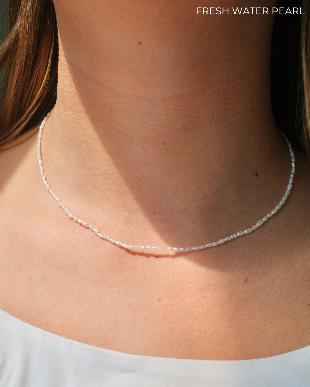 MICRO GEM CHAIN FRESH WATER PEARL