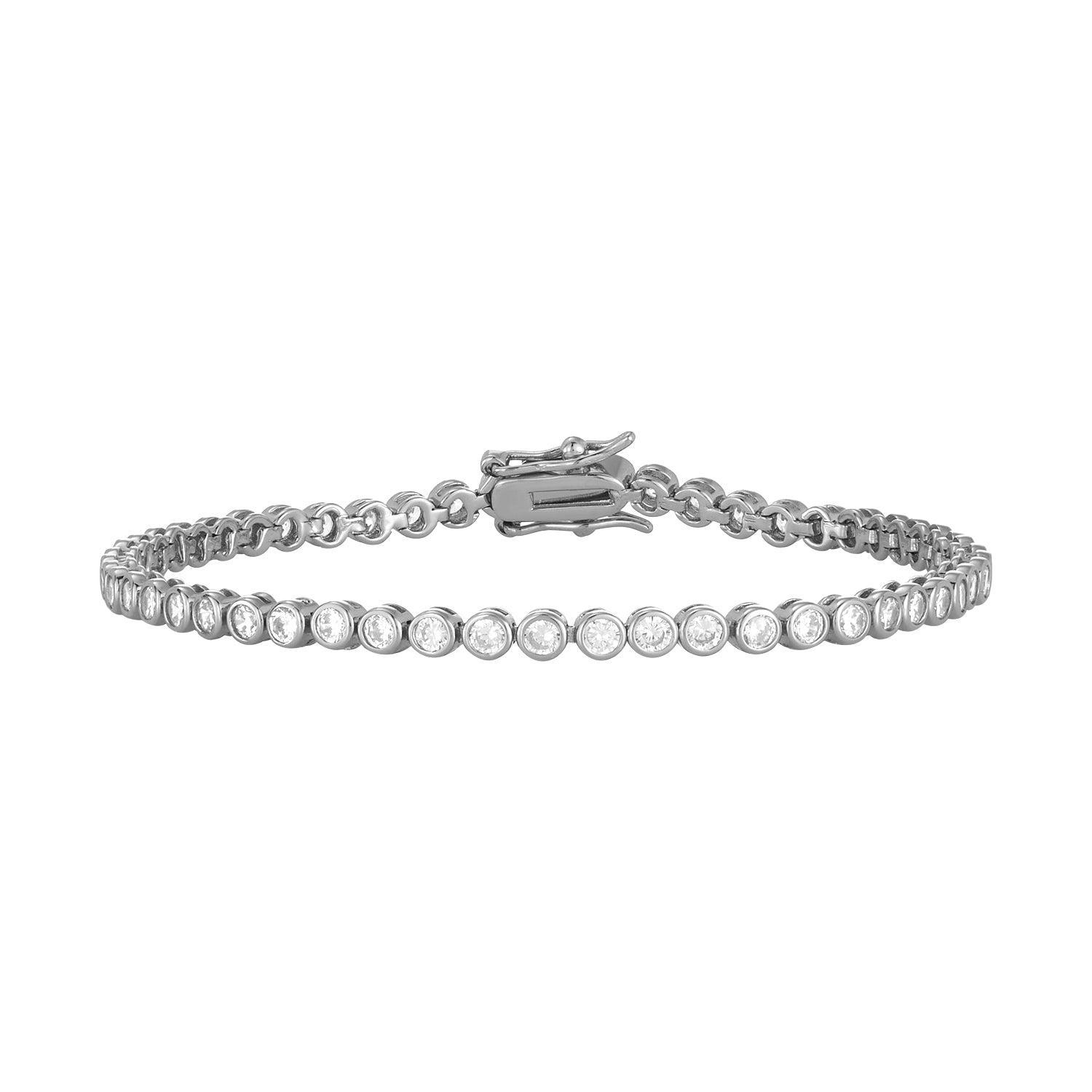 ADELINE TENNIS BRACELET SILVER