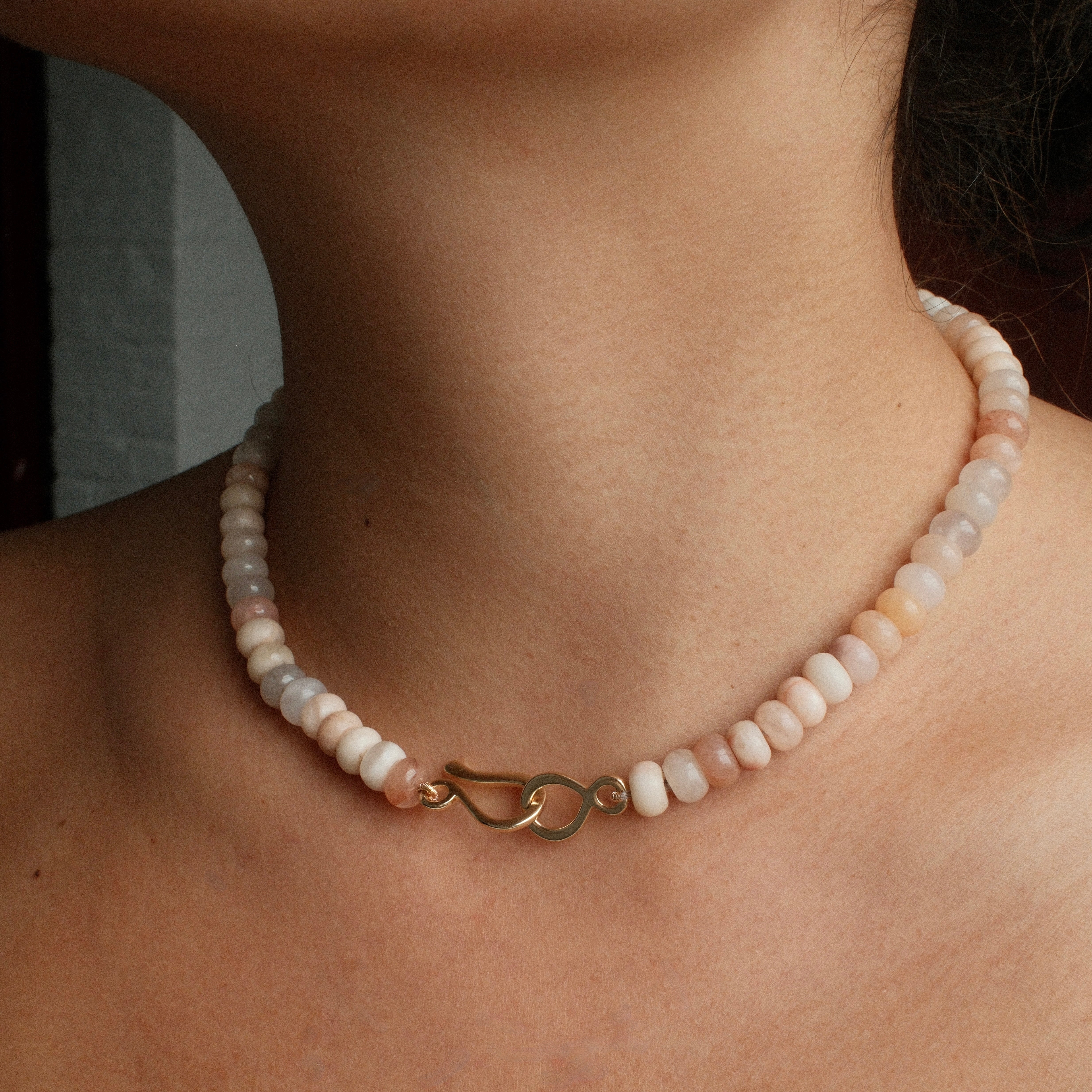 SARAH PINK AVENTURINE NECKLACE