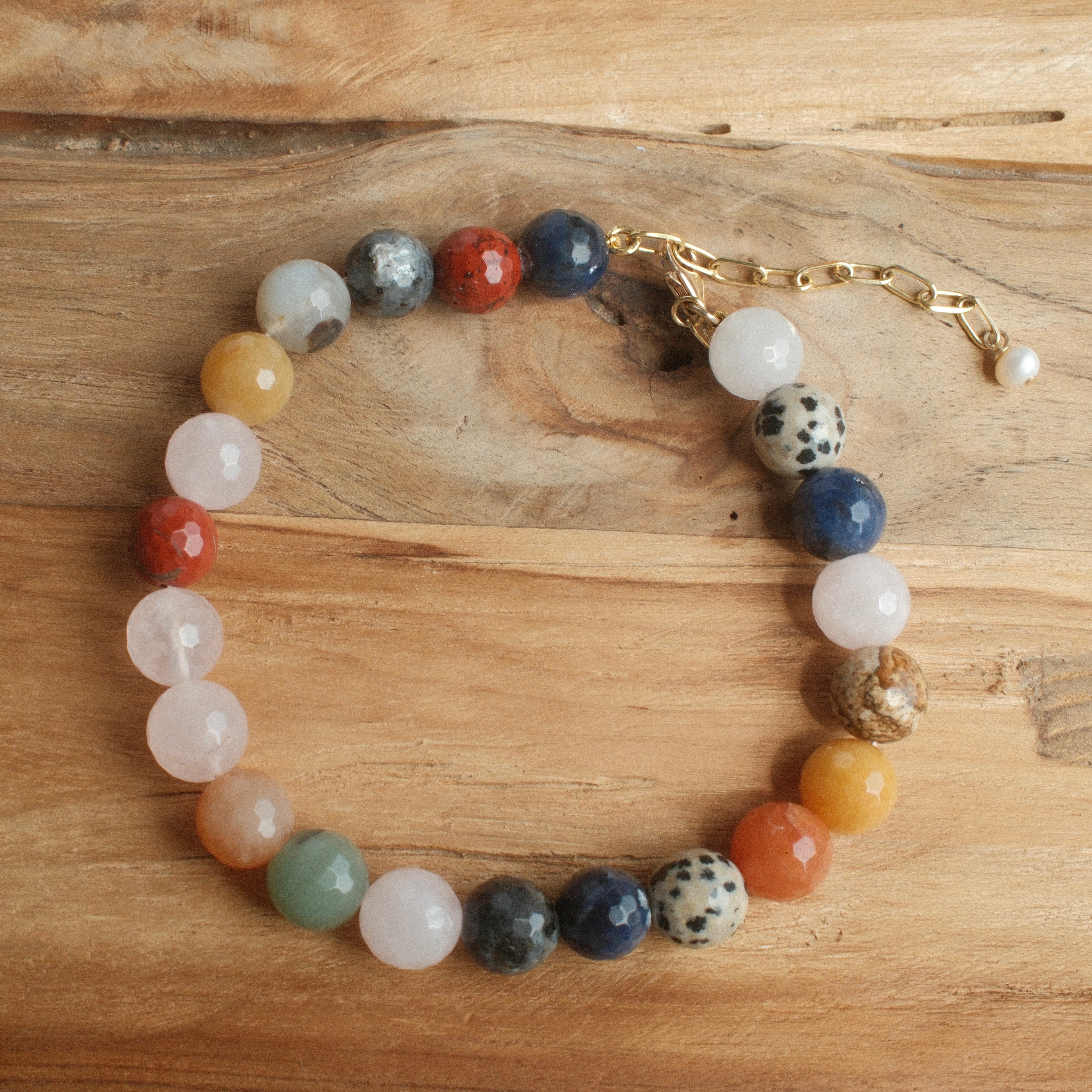 PALOMA ANKLET MULTI STONE