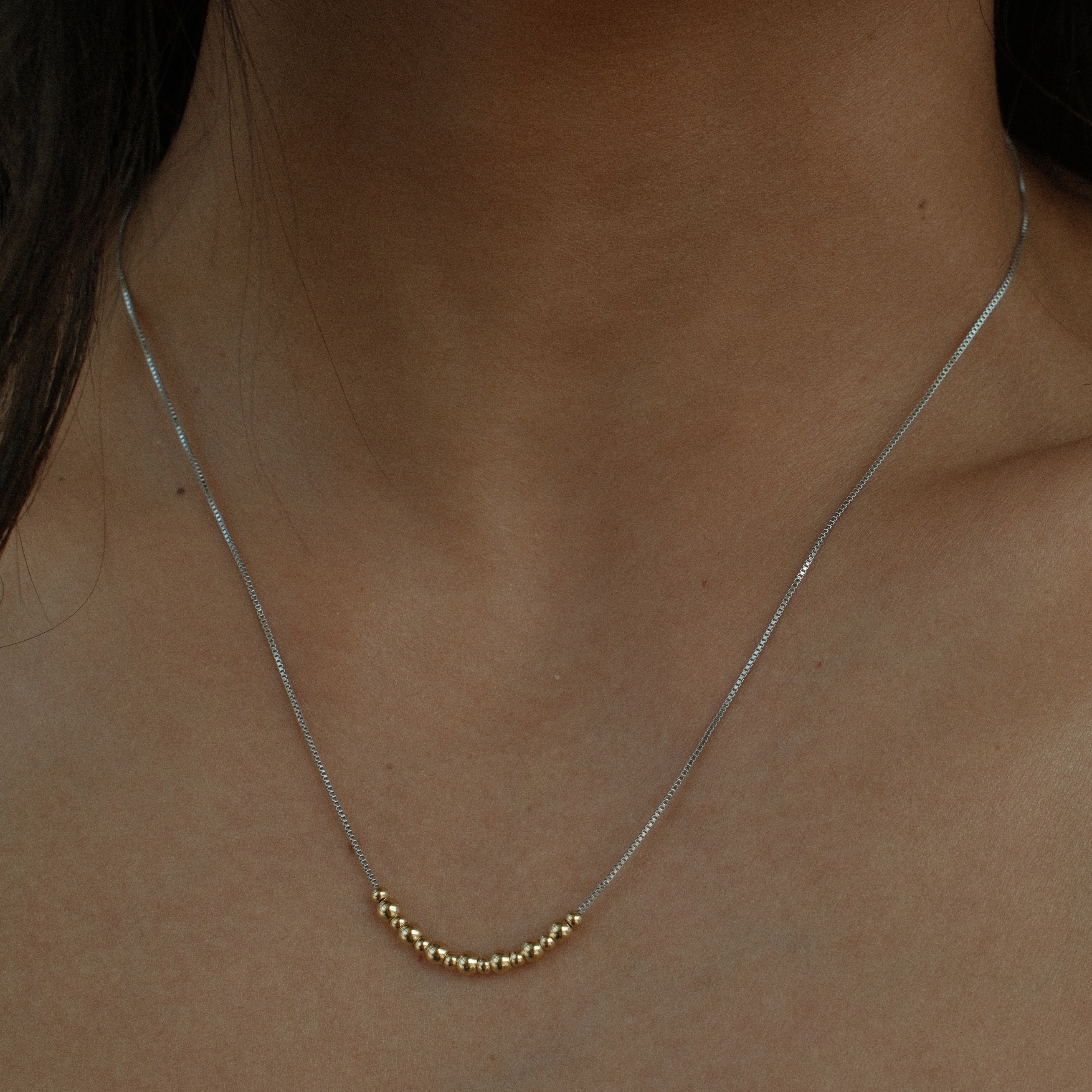 ADDISON MIXED METAL NECKLACE
