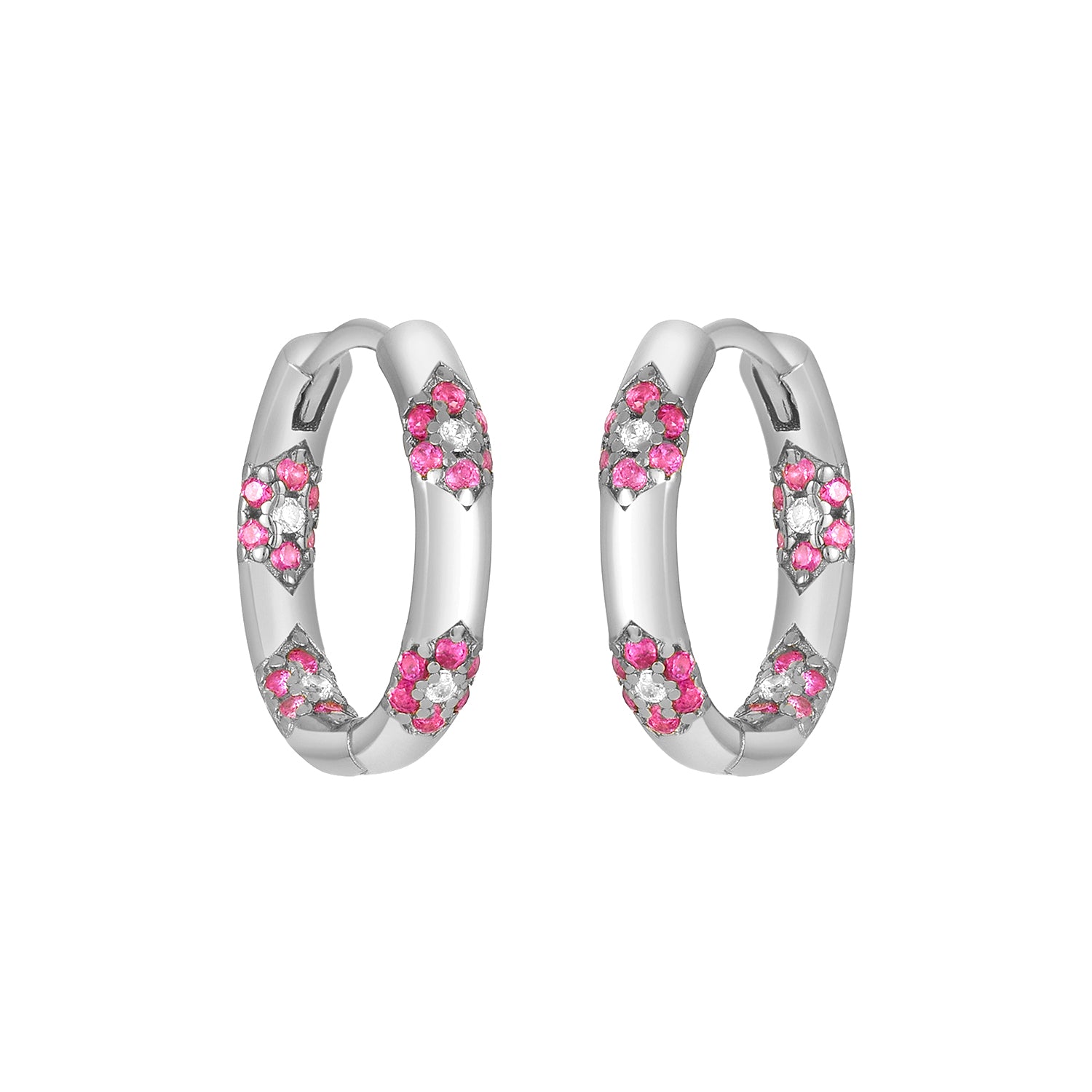 FUCHSIA DELIA HUGGIES SILVER