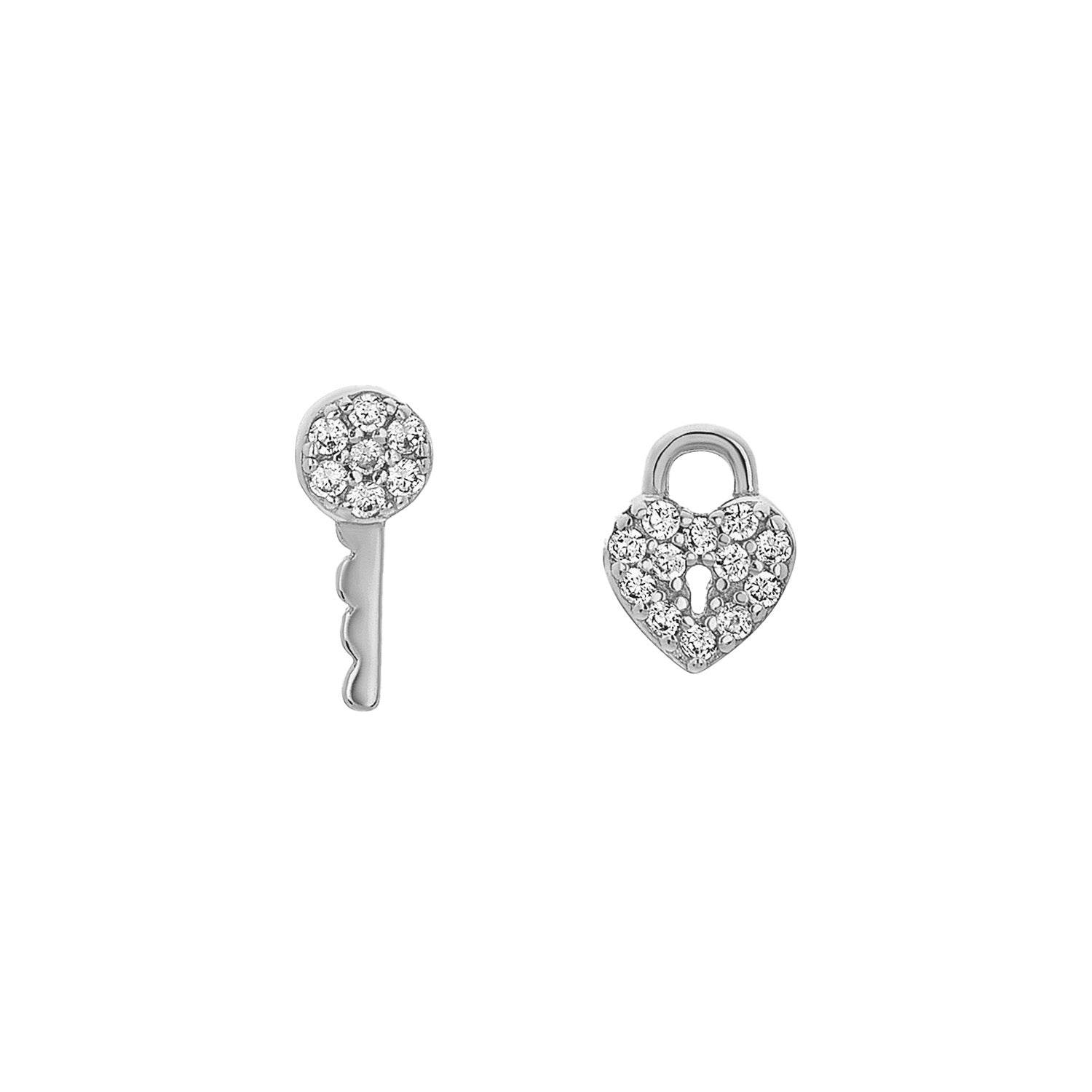 HEART LOCK STUDS