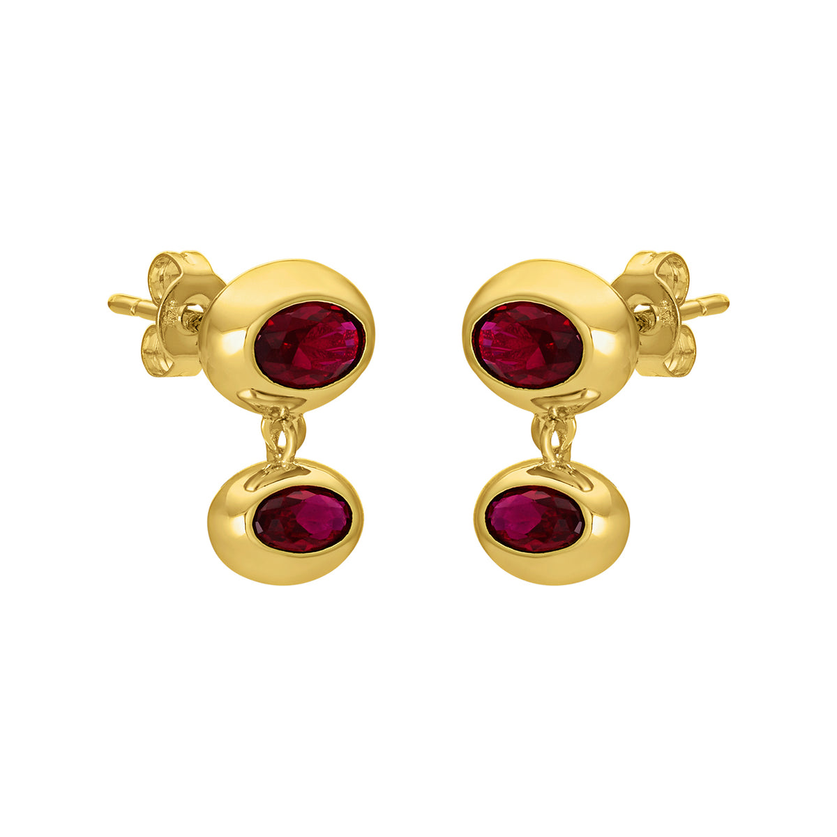 INGRID RUBY EARRINGS