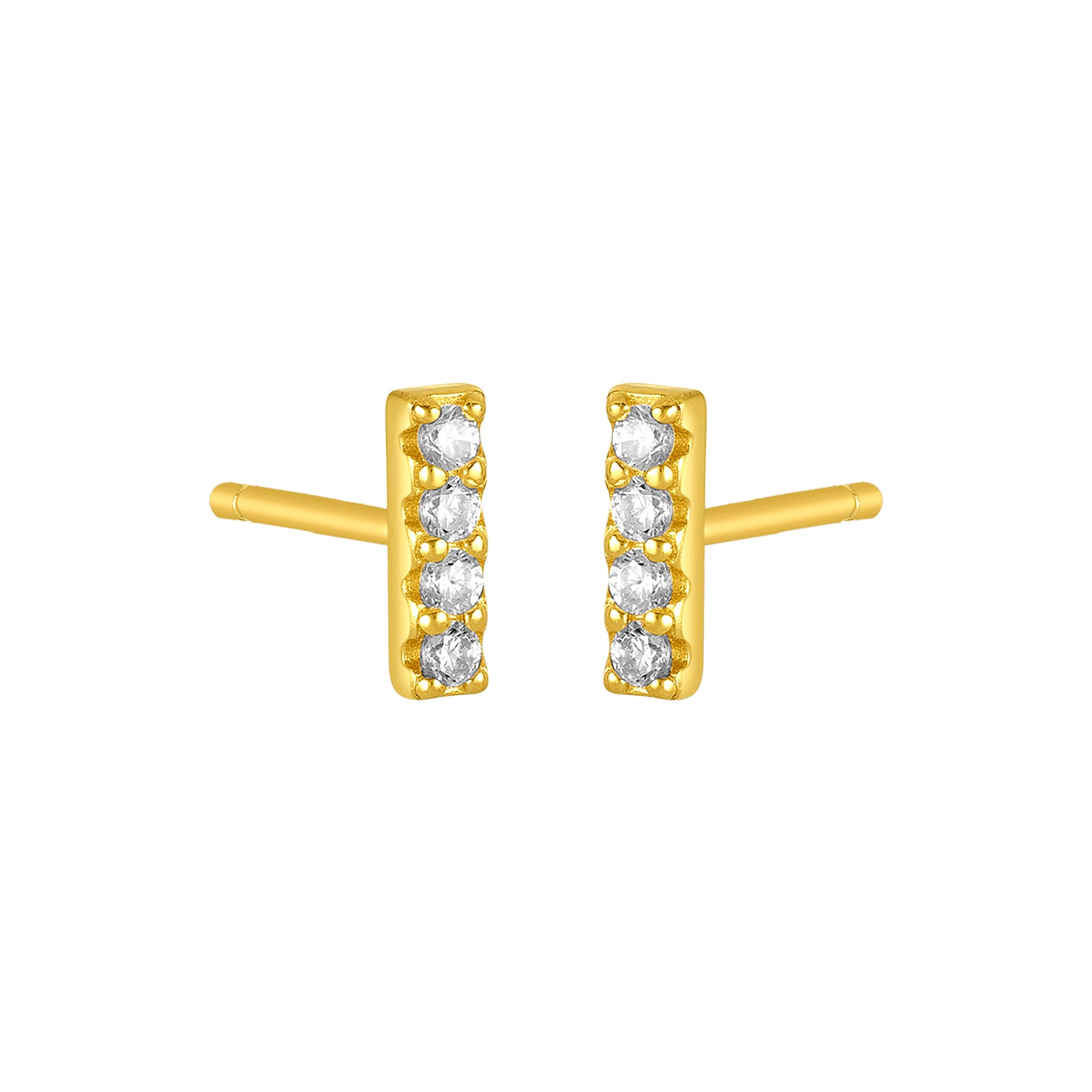 MAEDA BAR STUDS GOLD