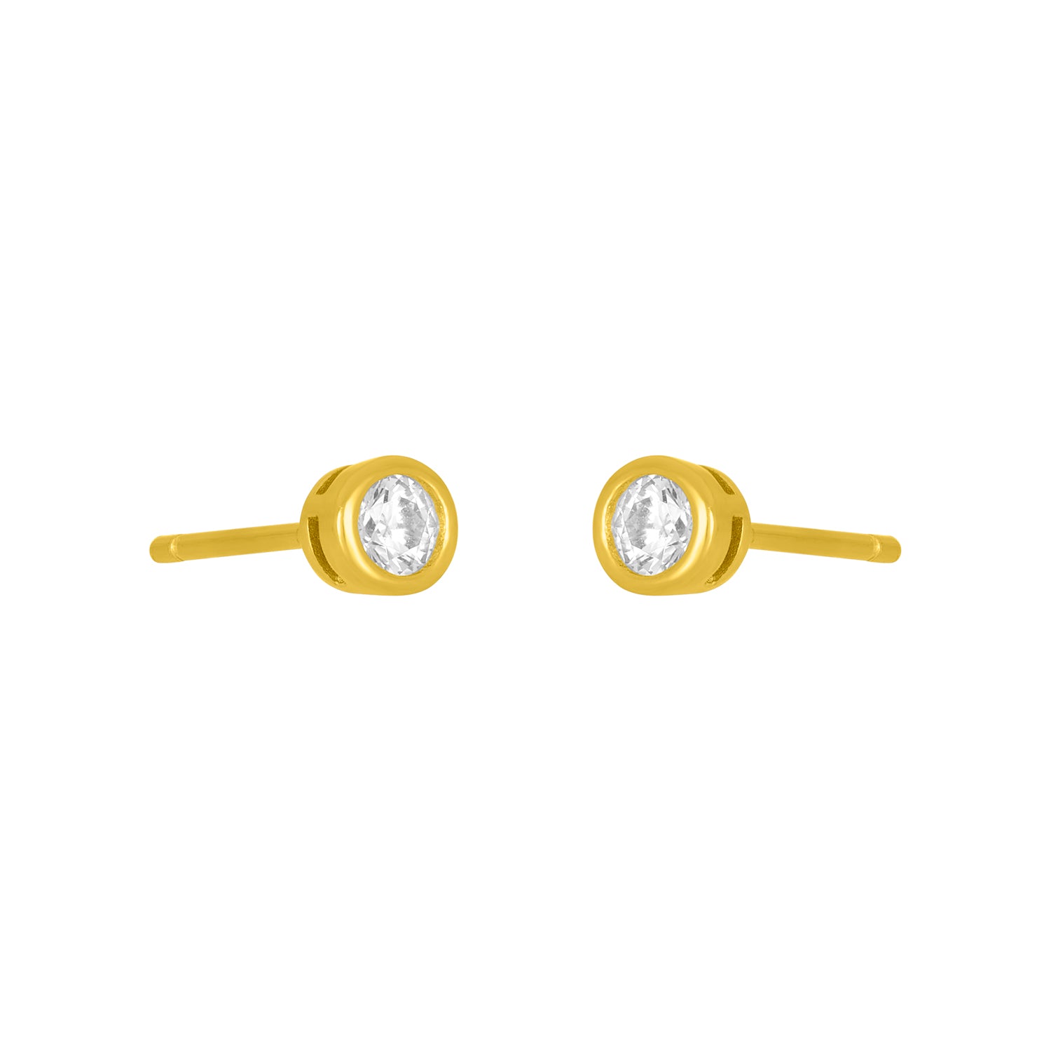 MARISOL BEZEL STUD 3MM
