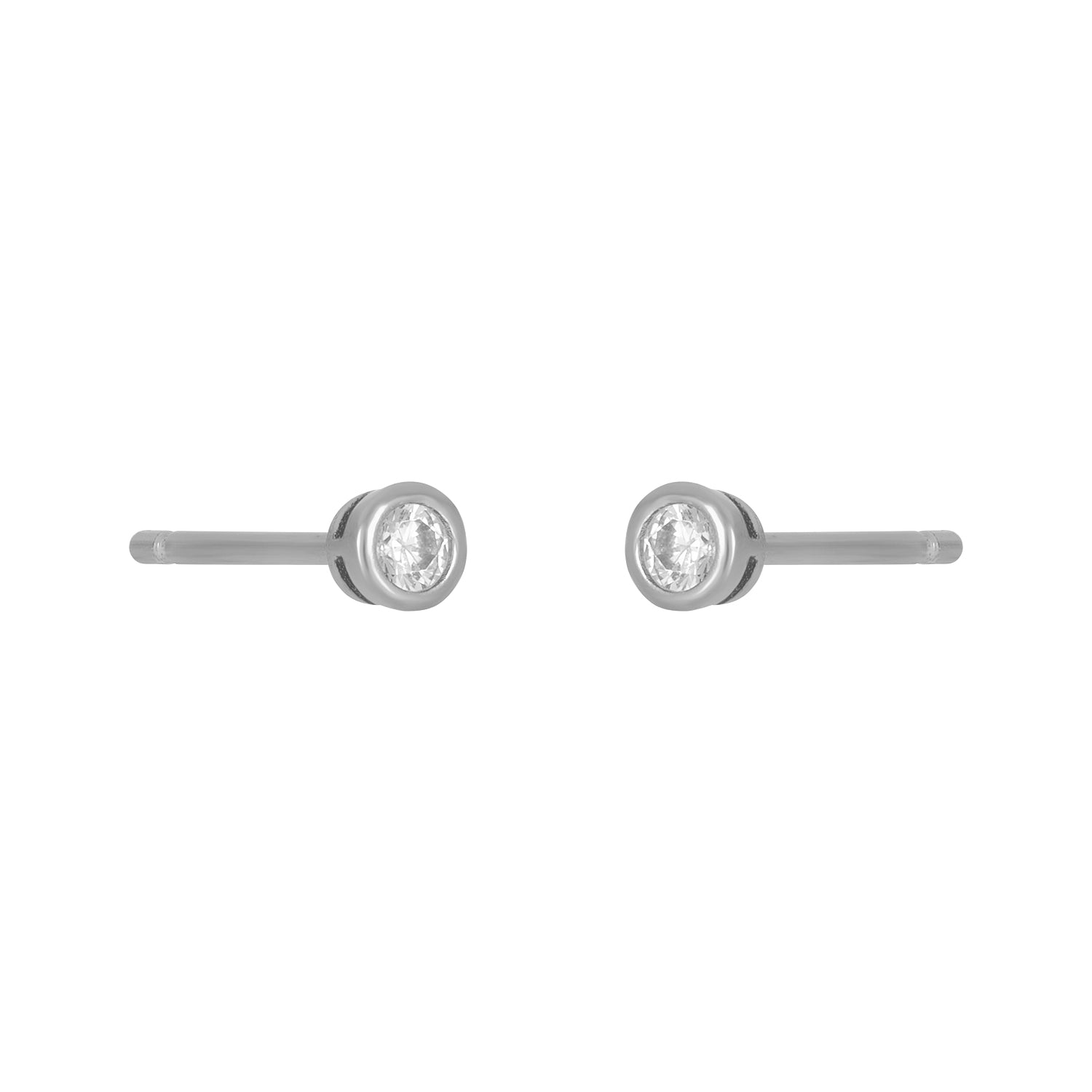 MARISOL BEZEL STUD 2MM