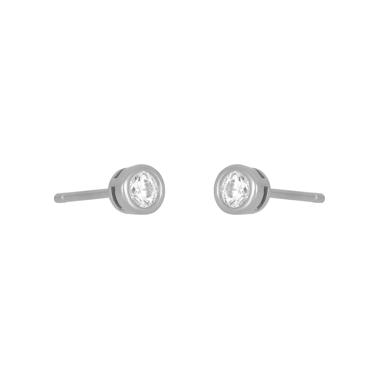 MARISOL BEZEL STUD 3MM
