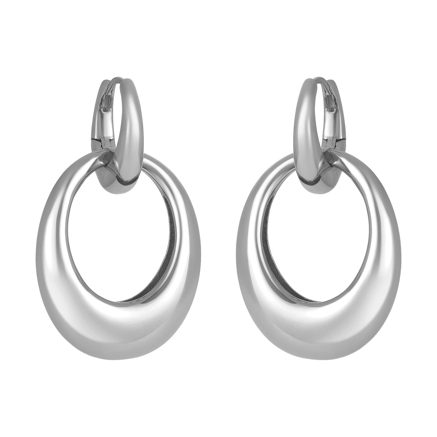 PETRA HOOPS SILVER