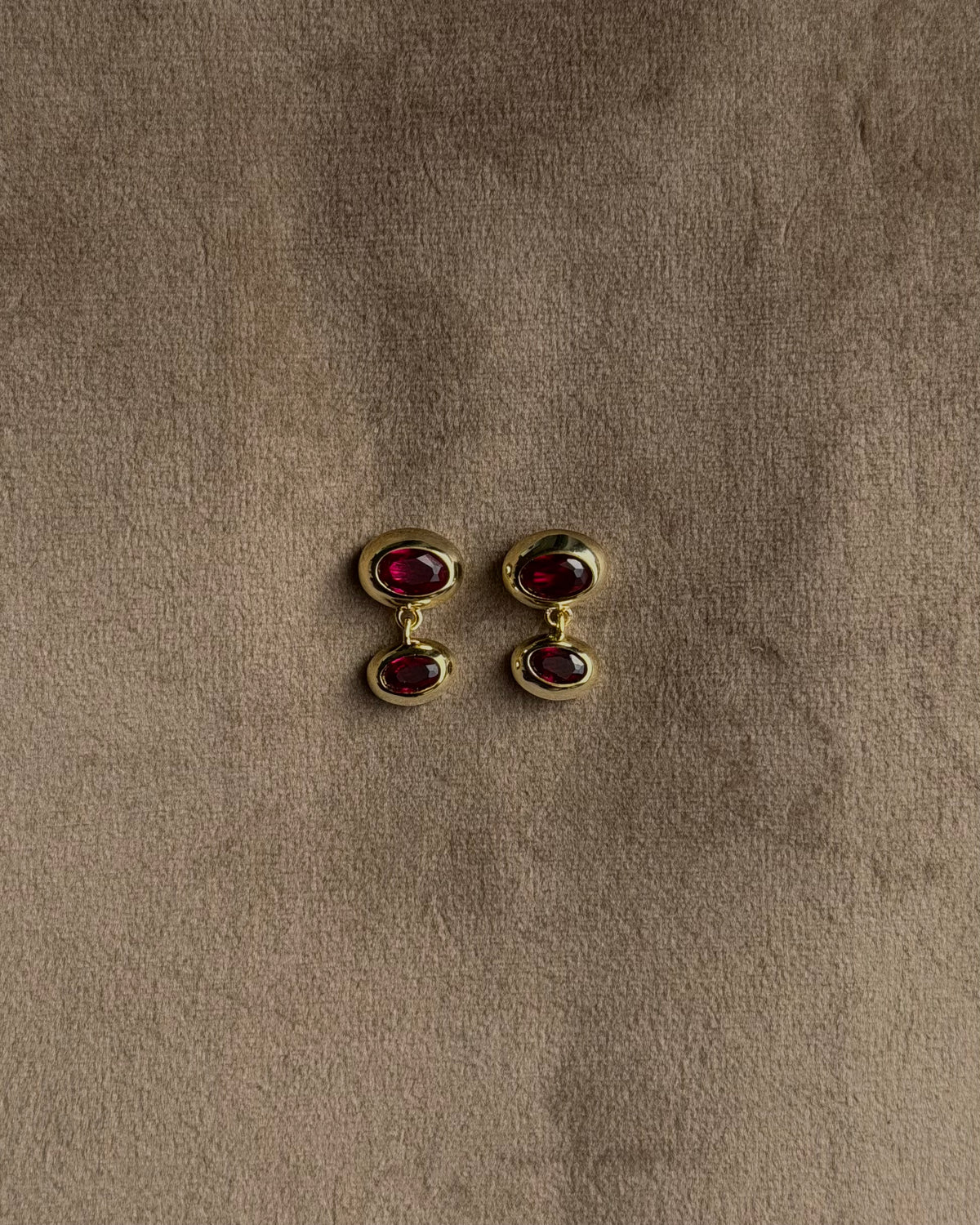 INGRID RUBY EARRINGS