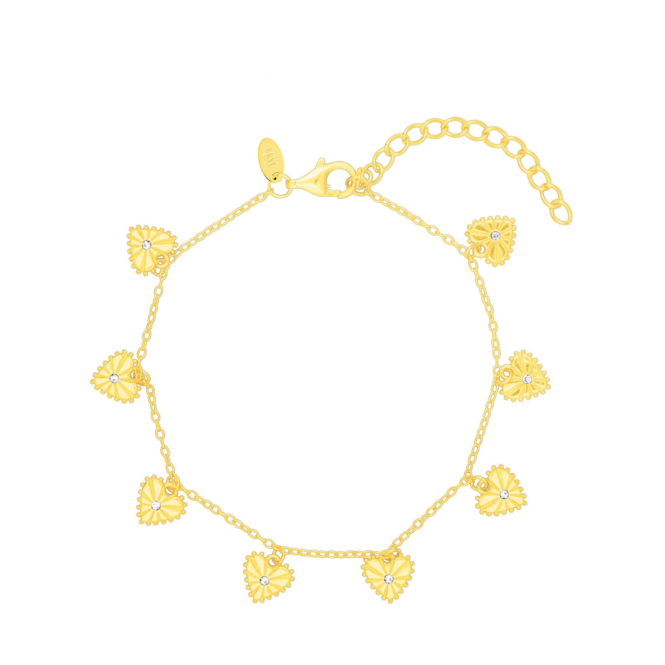 HEIRLOOM HEART BRACELET GOLD