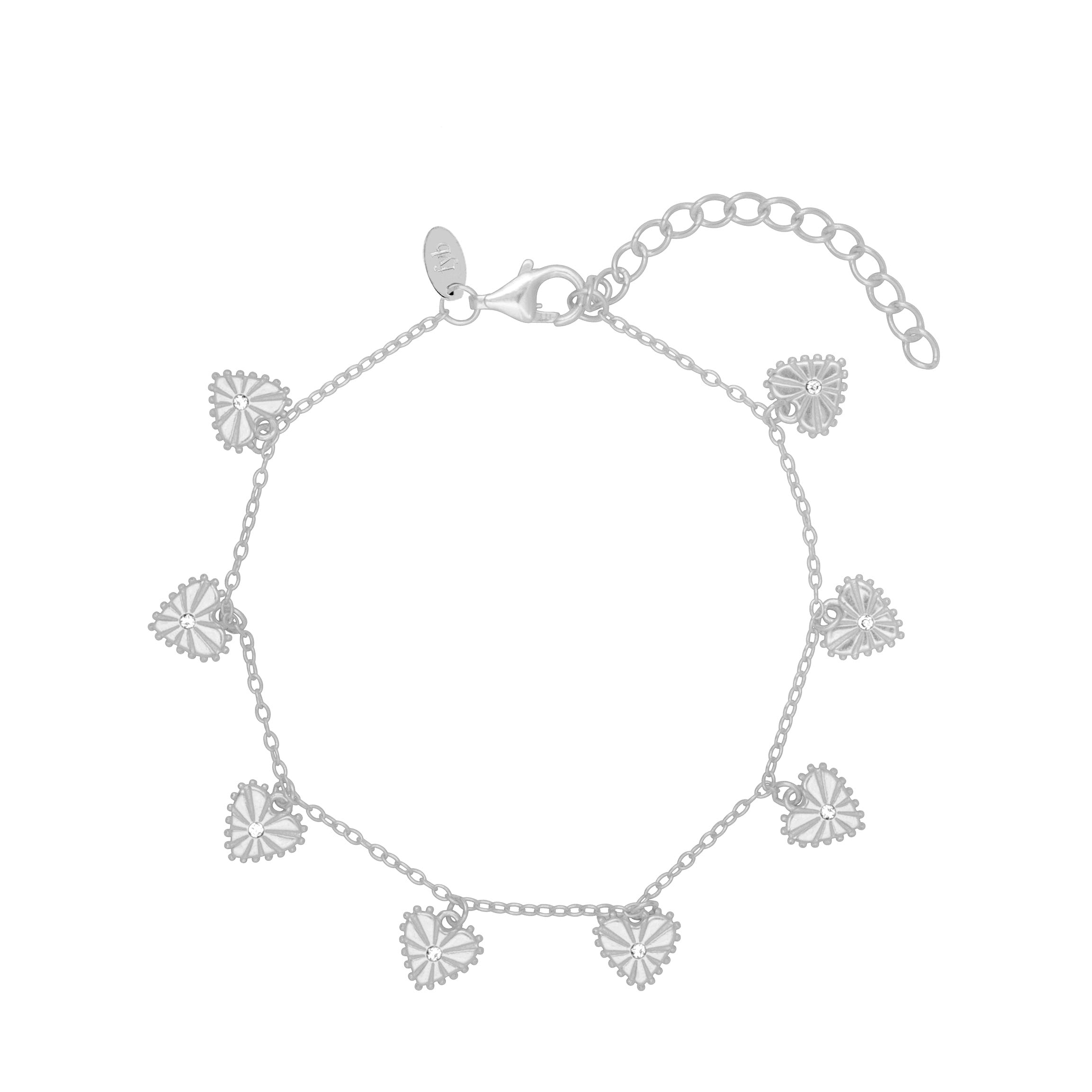 HEIRLOOM HEART BRACELET SILVER