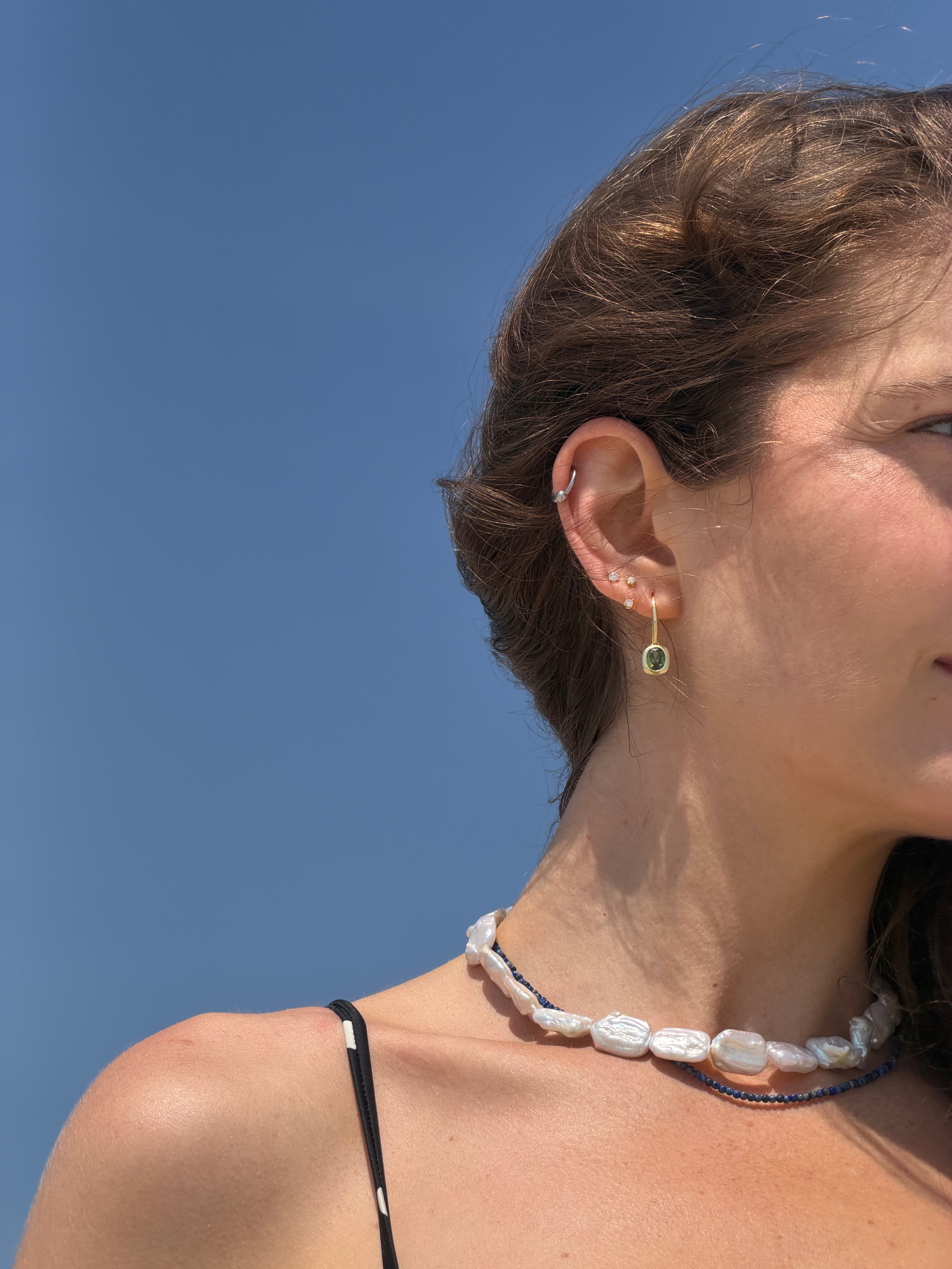 AUDRINA PERIDOT EARRINGS