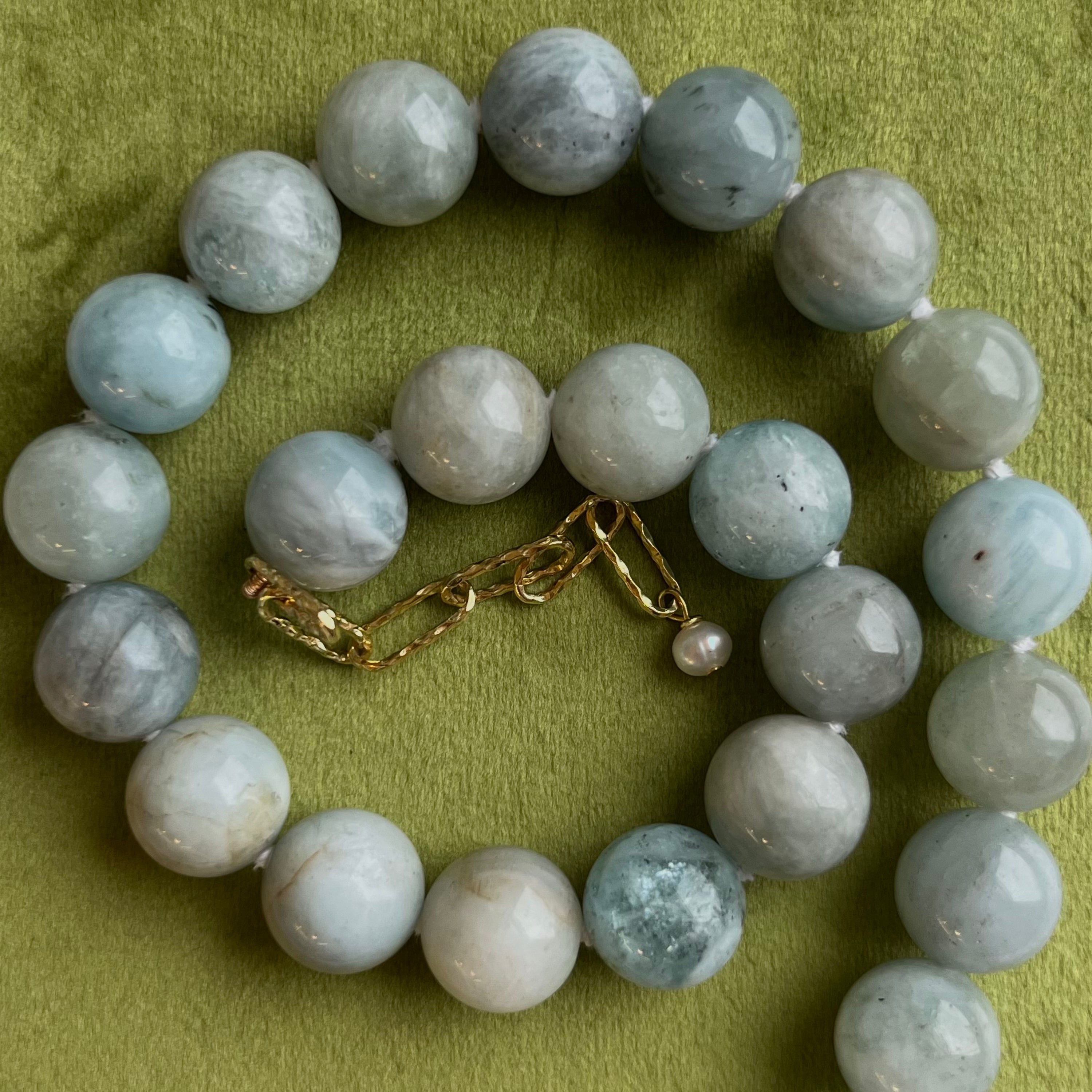 PALOMA NECKLACE AQUAMARINE