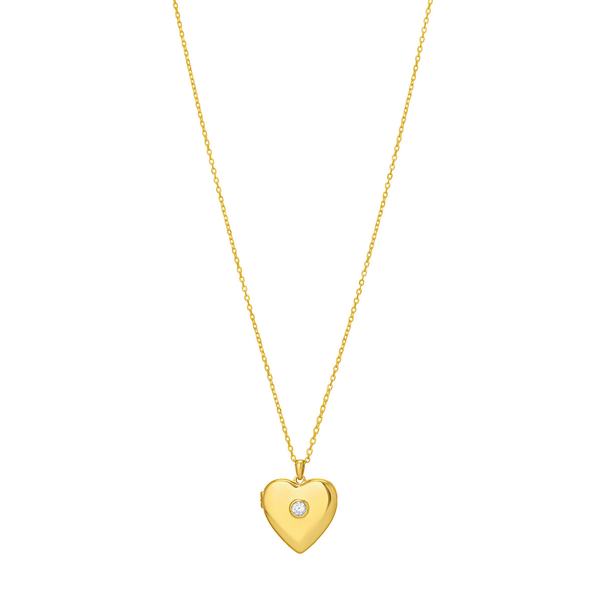 KEEPSAKE HEART LOCKET NECKLACE