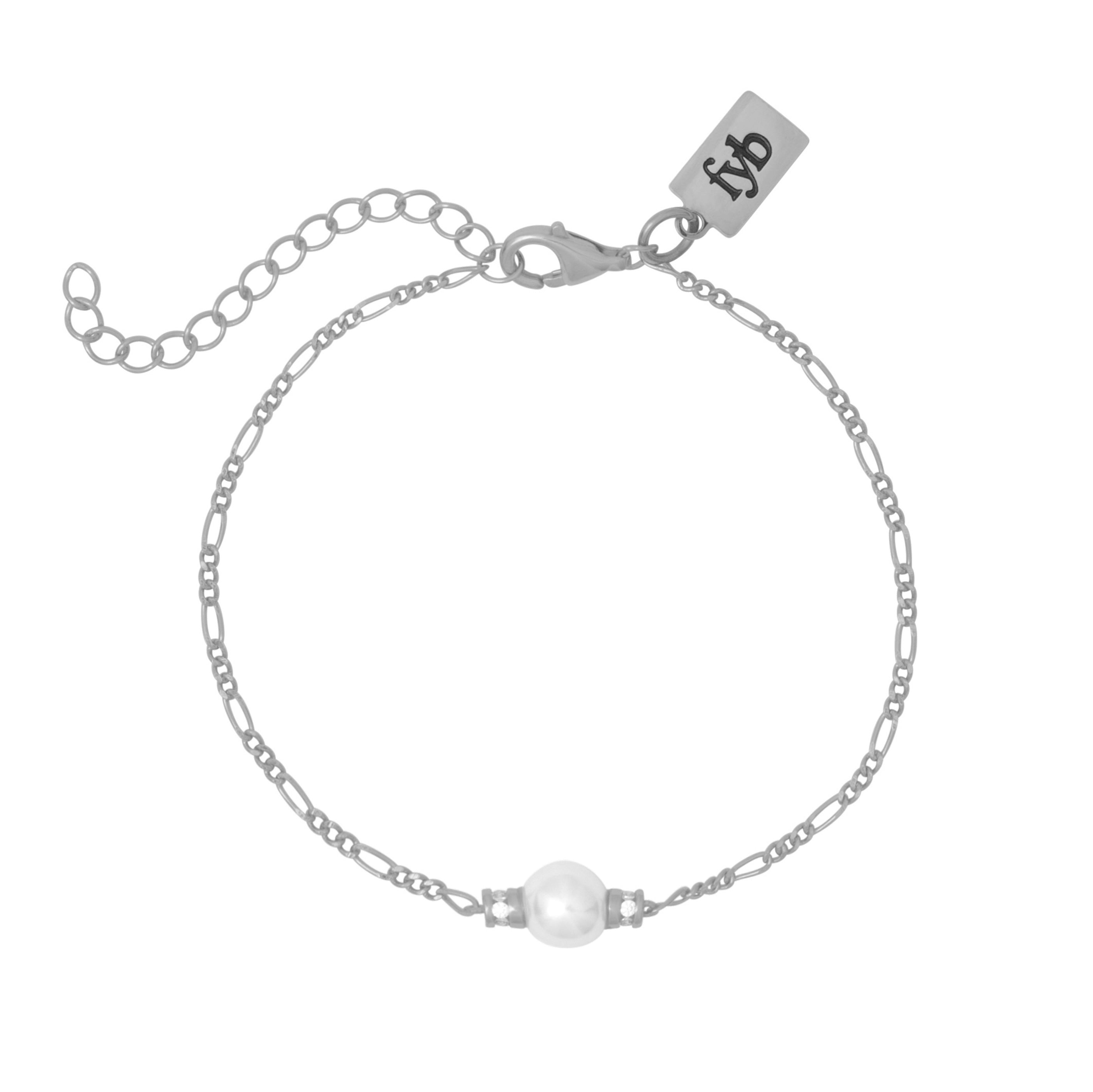 ODETTE PEARL BRACELET SILVER