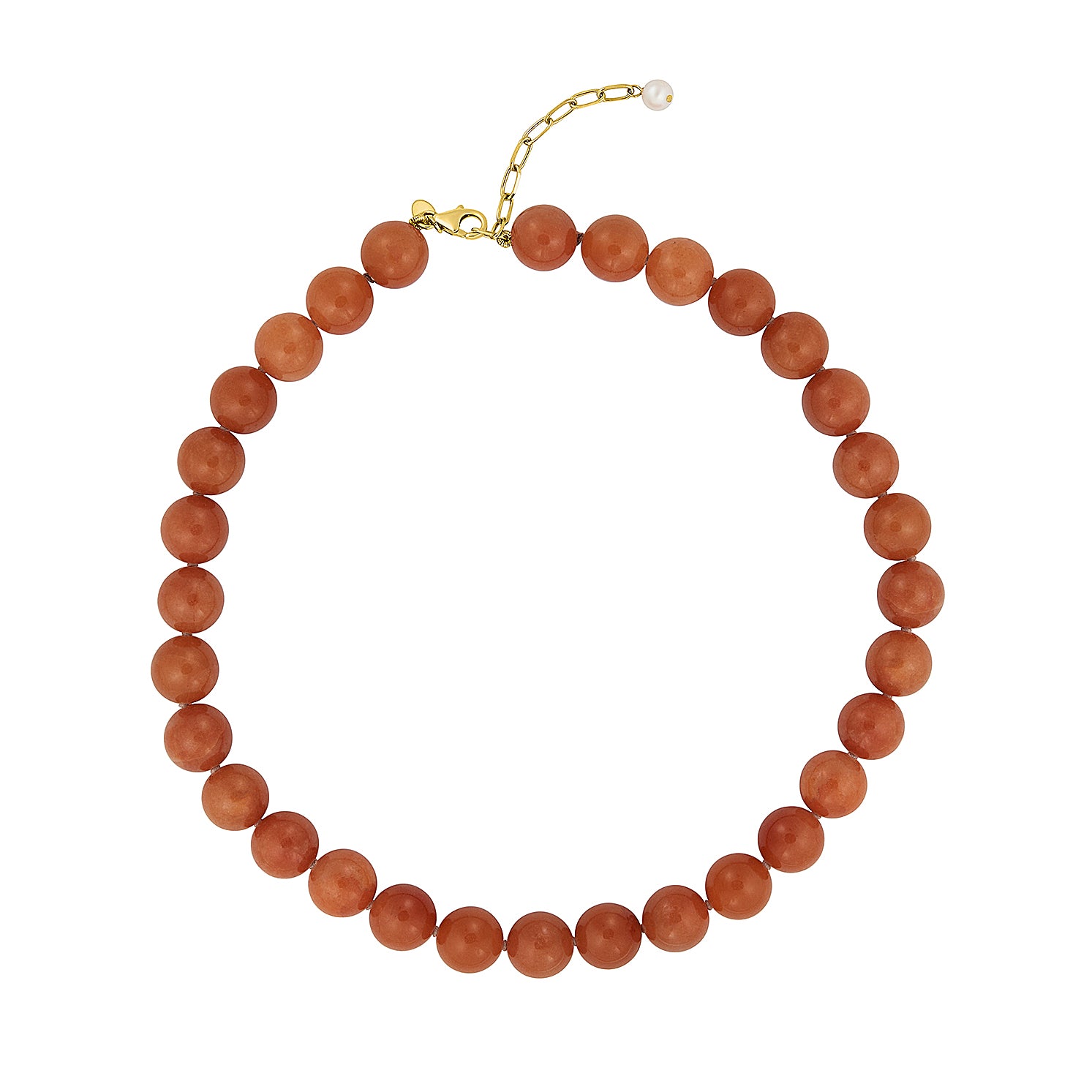 PALOMA NECKLACE ORANGE AVENTURINE