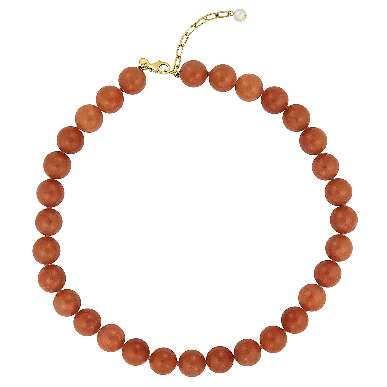PALOMA NECKLACE ORANGE AVENTURINE