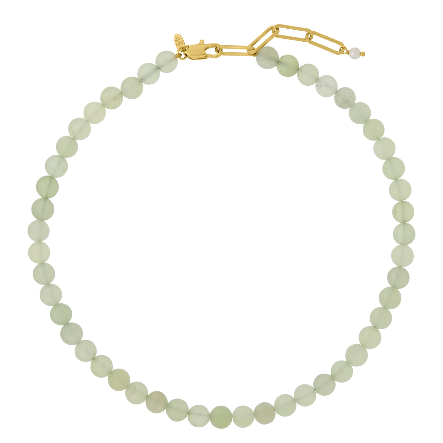 PETITE PALOMA NECKLACE LIME JADE