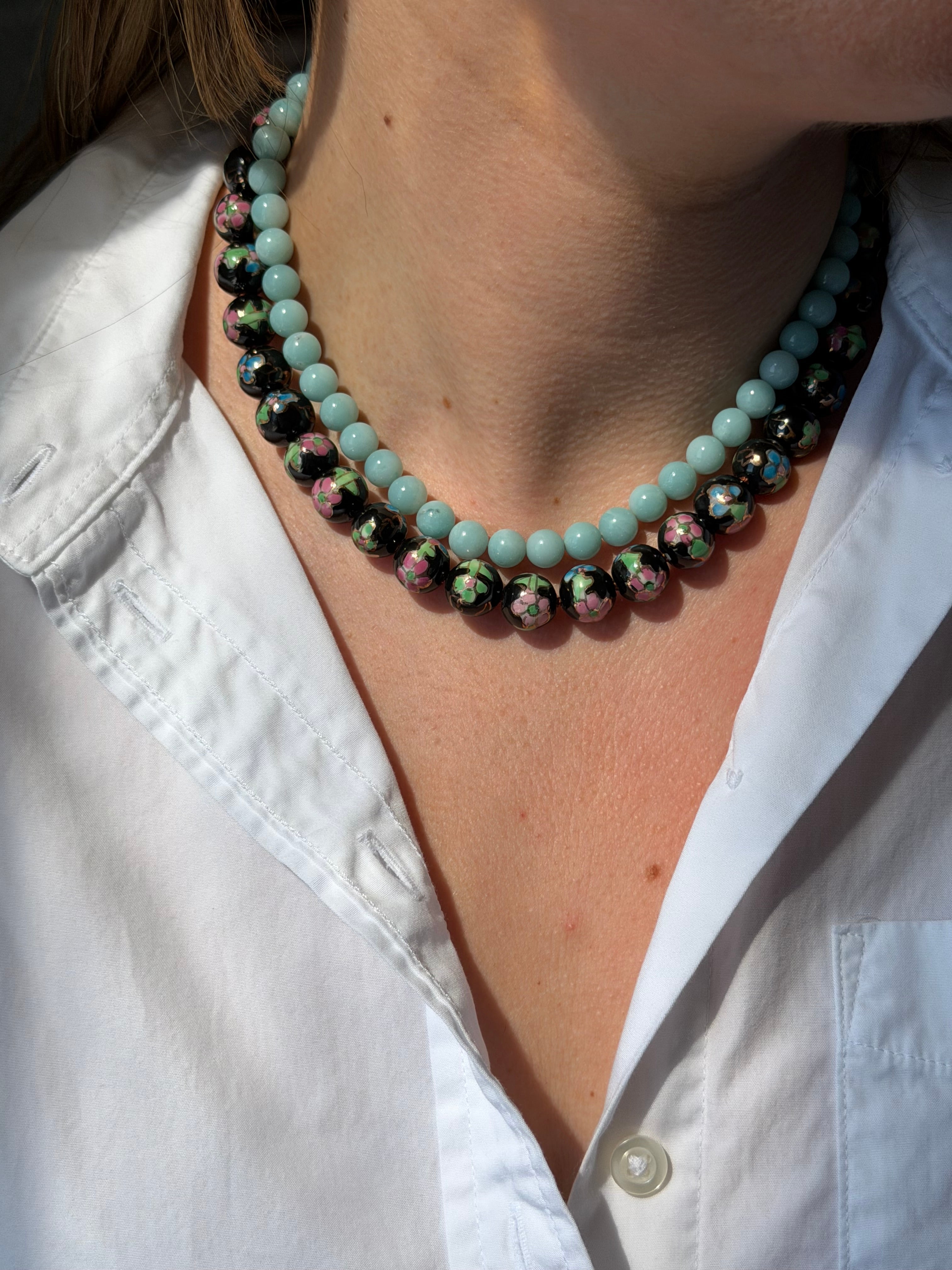 PETITE PALOMA NECKLACE AMAZONITE