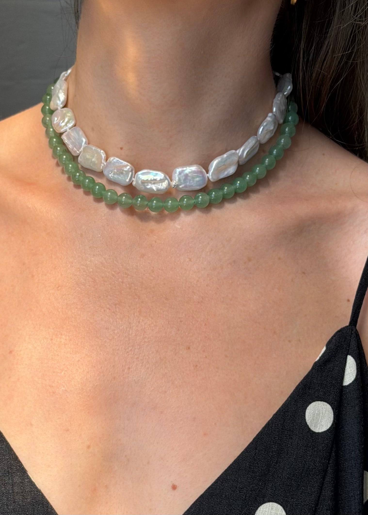 PETITE PALOMA NECKLACE AVENTURINE