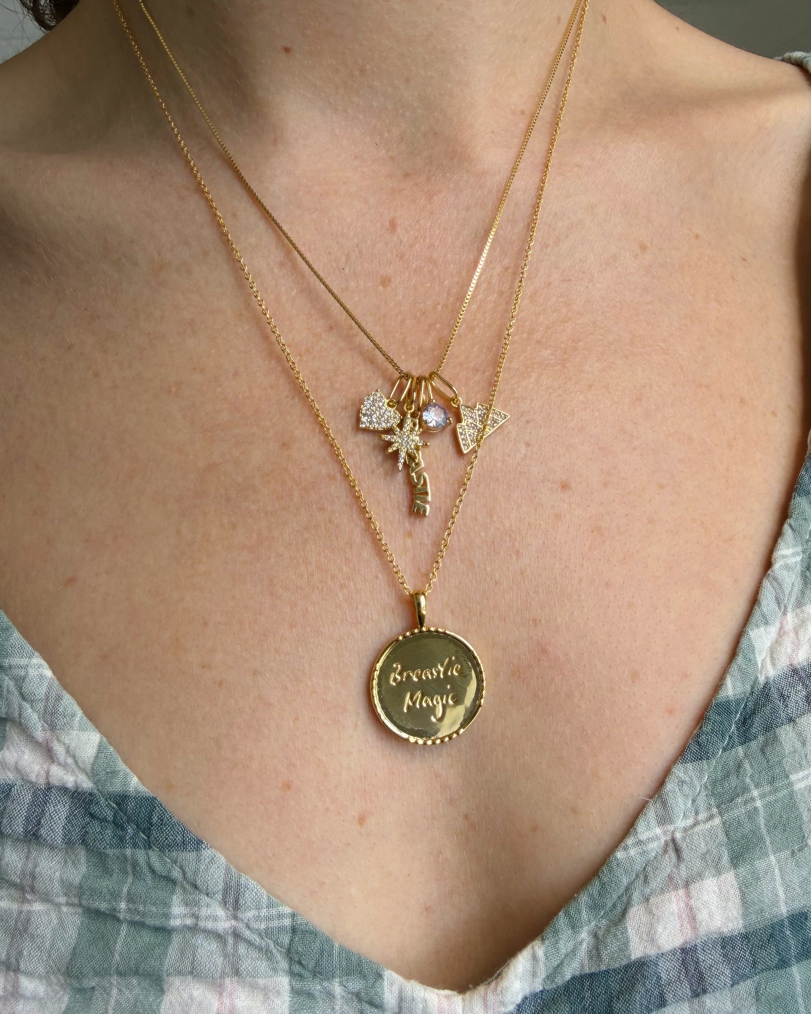 BREASTIES MAGIC COIN NECKLACE