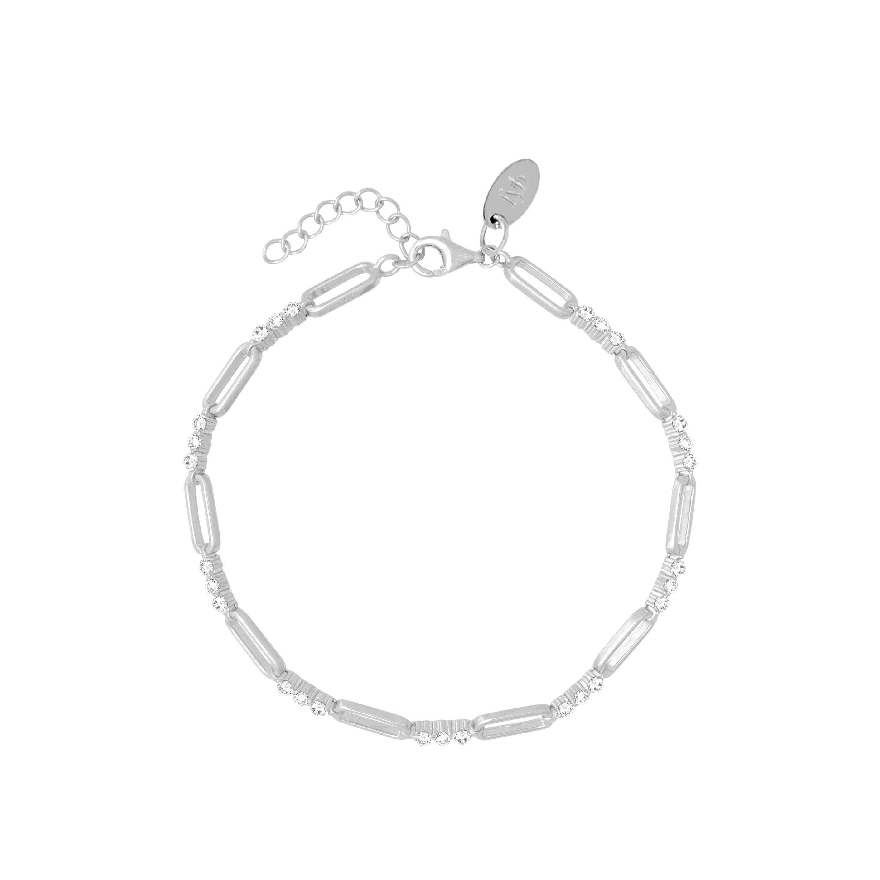 SOLEIL CHAIN BRACELET SILVER