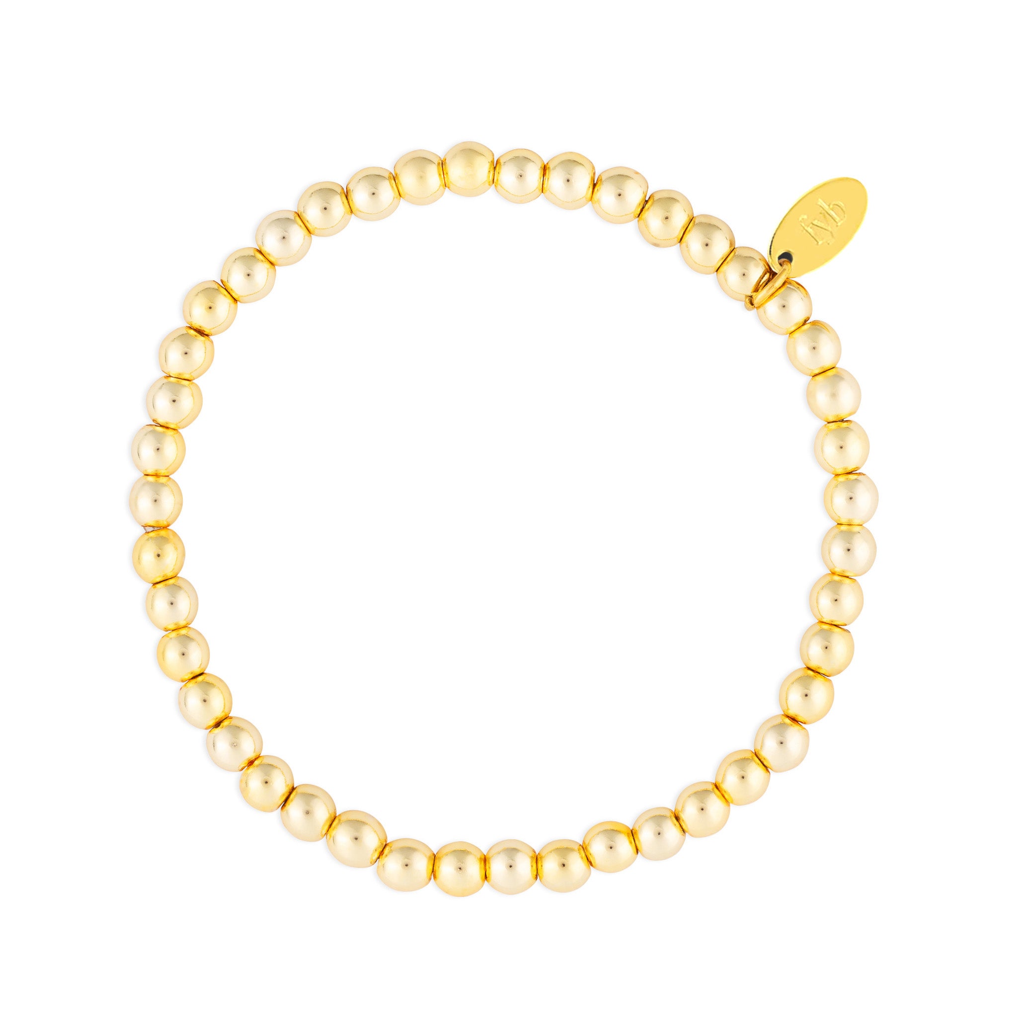 GOLD STAPLE BRACELET
