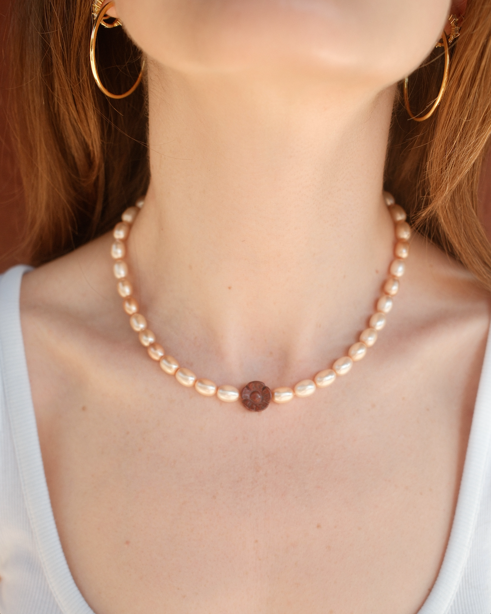 CHAMPAGNE BLOOM NECKLACE