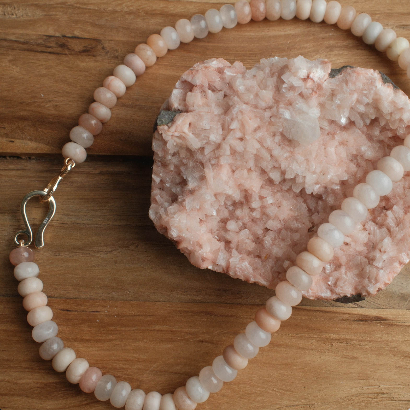 SARAH PINK AVENTURINE NECKLACE