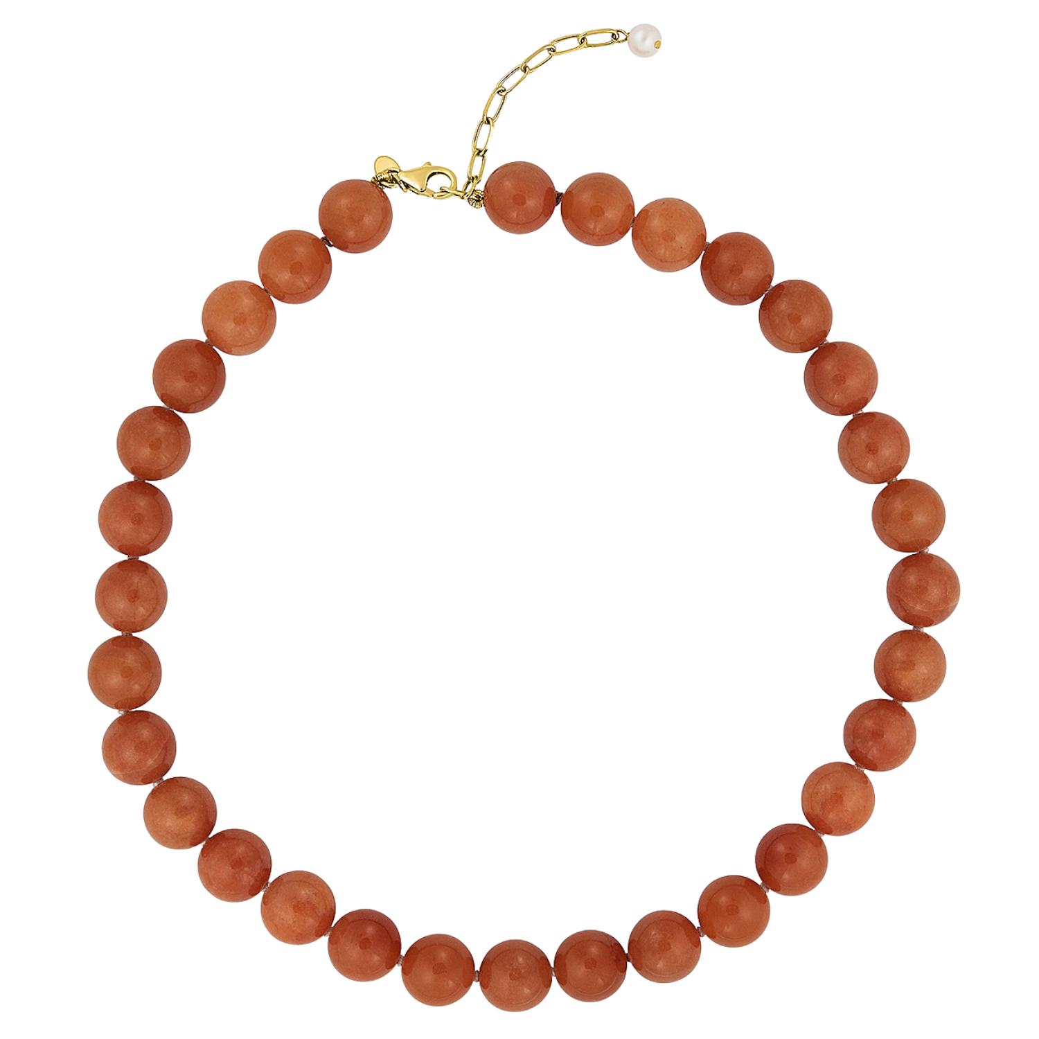 PALOMA NECKLACE ORANGE AVENTURINE