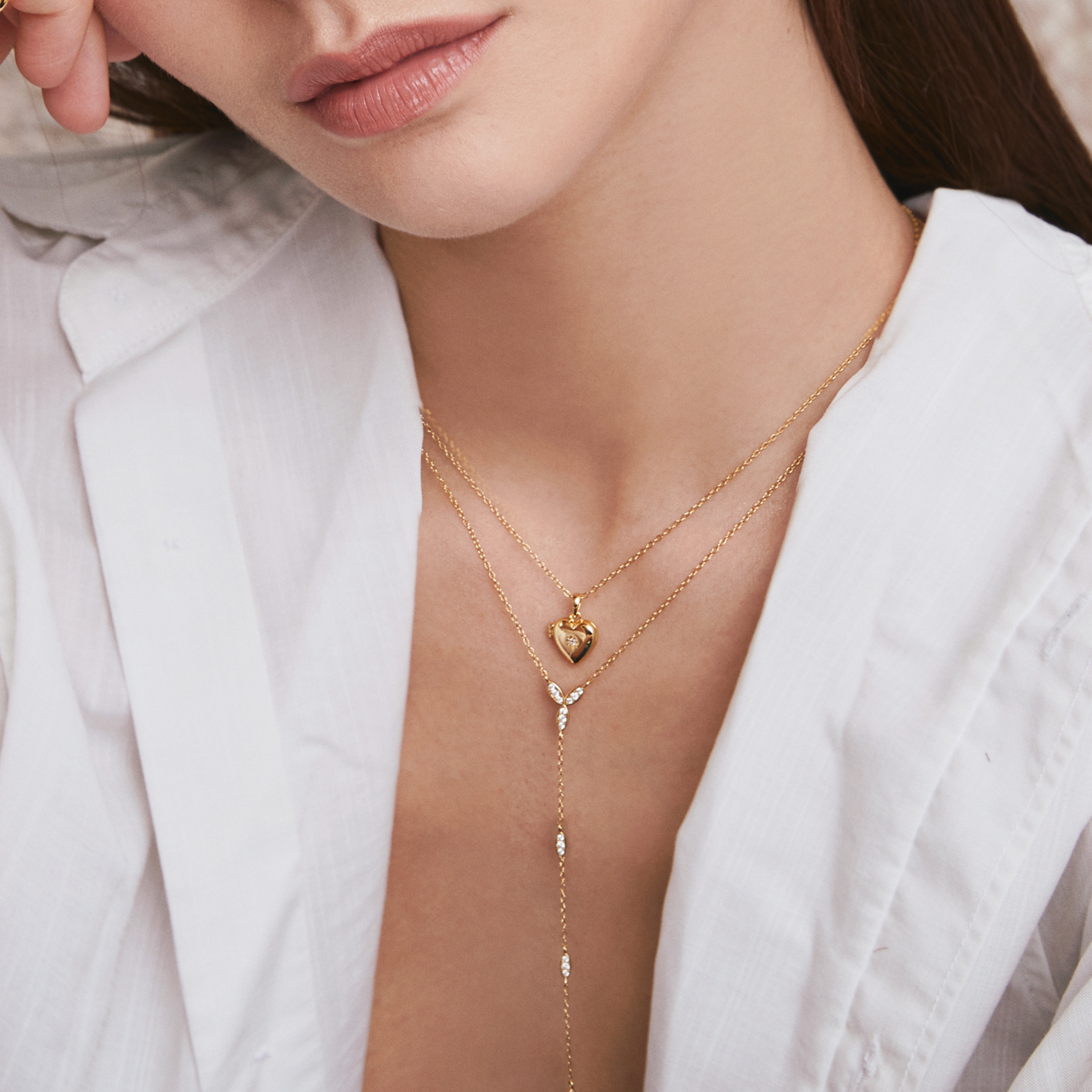 HEIRLOOM HEART LOCKET GOLD