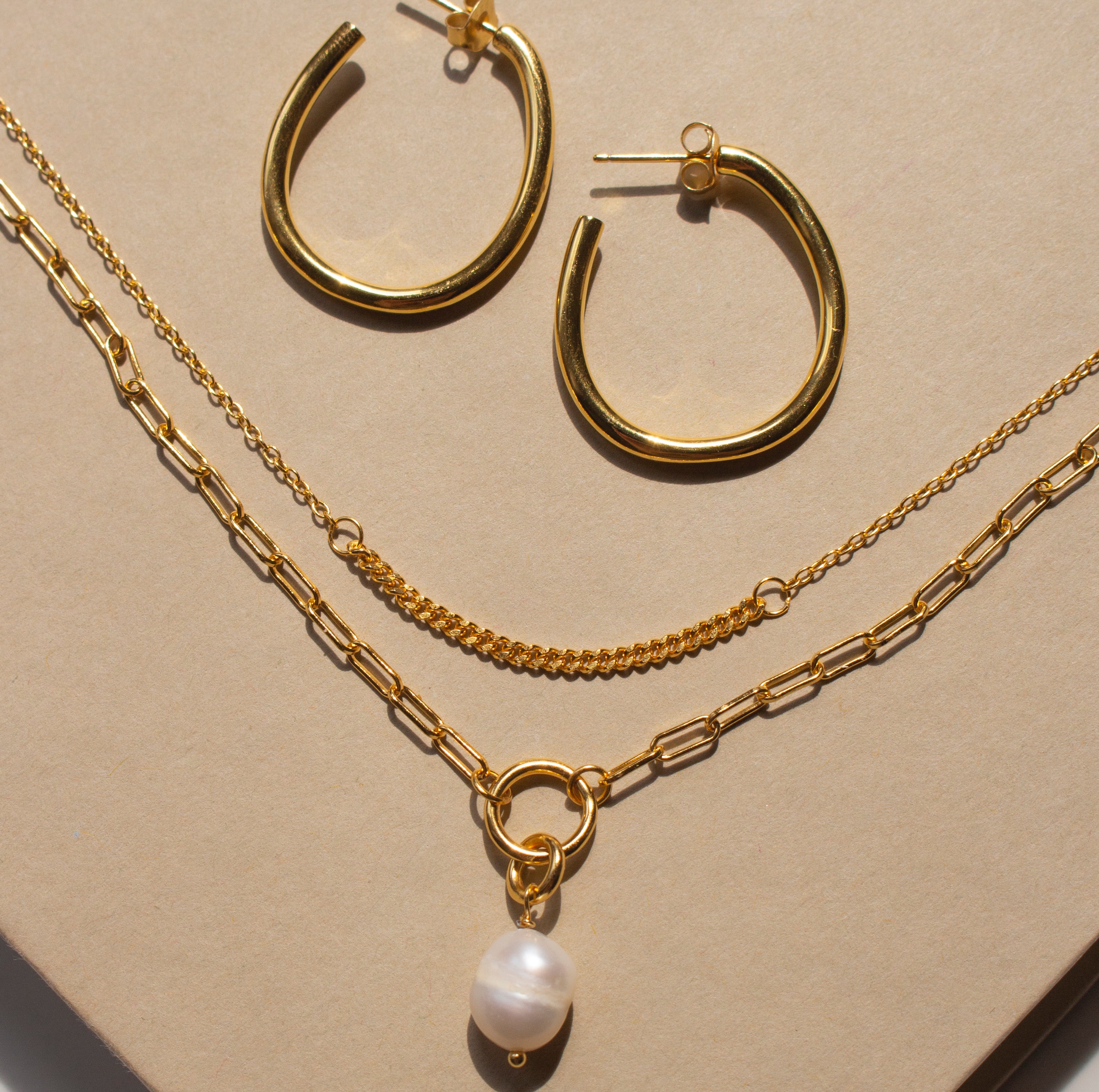 JOCELYN HOOPS GOLD