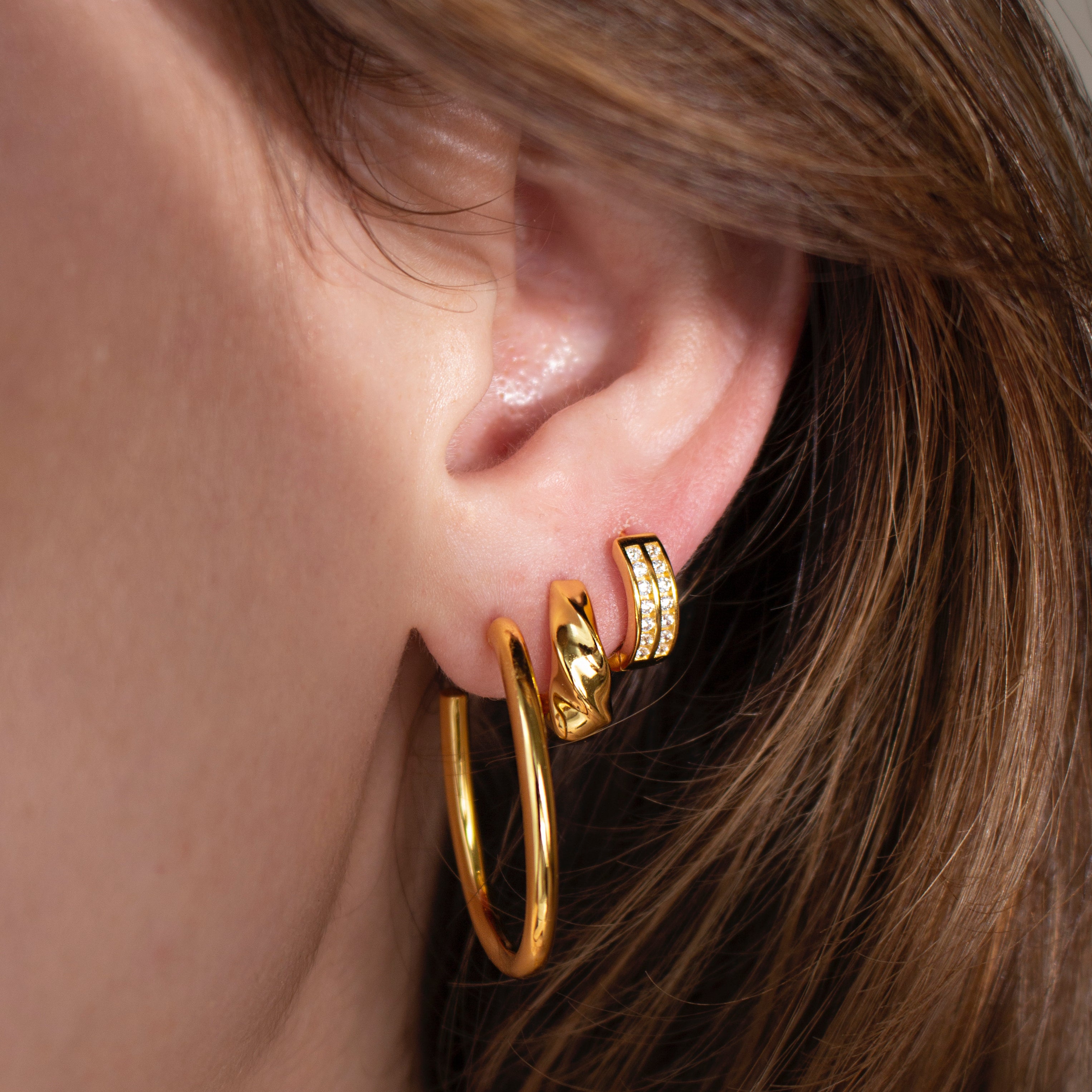 JOCELYN HOOPS GOLD