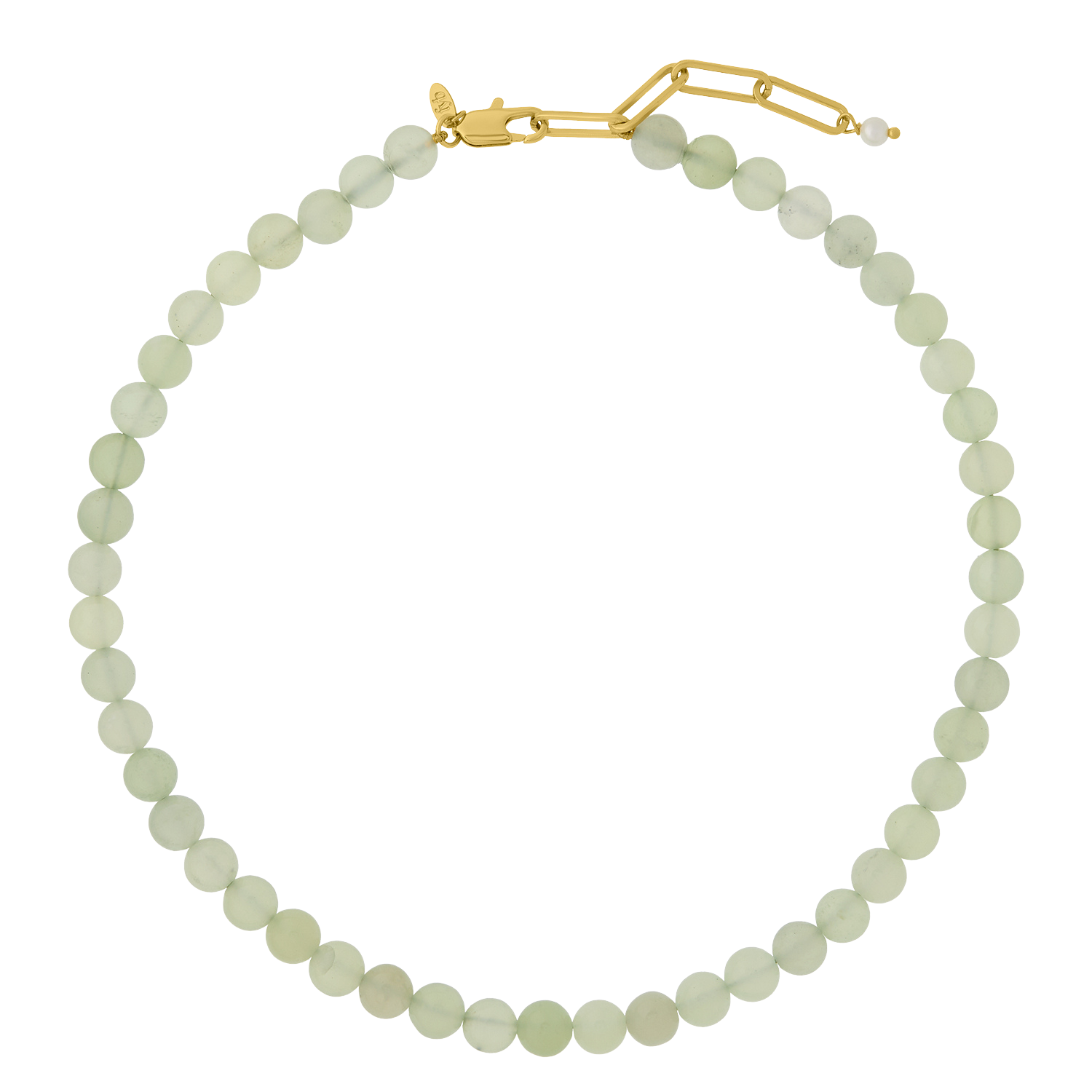 PETITE PALOMA NECKLACE LIME JADE