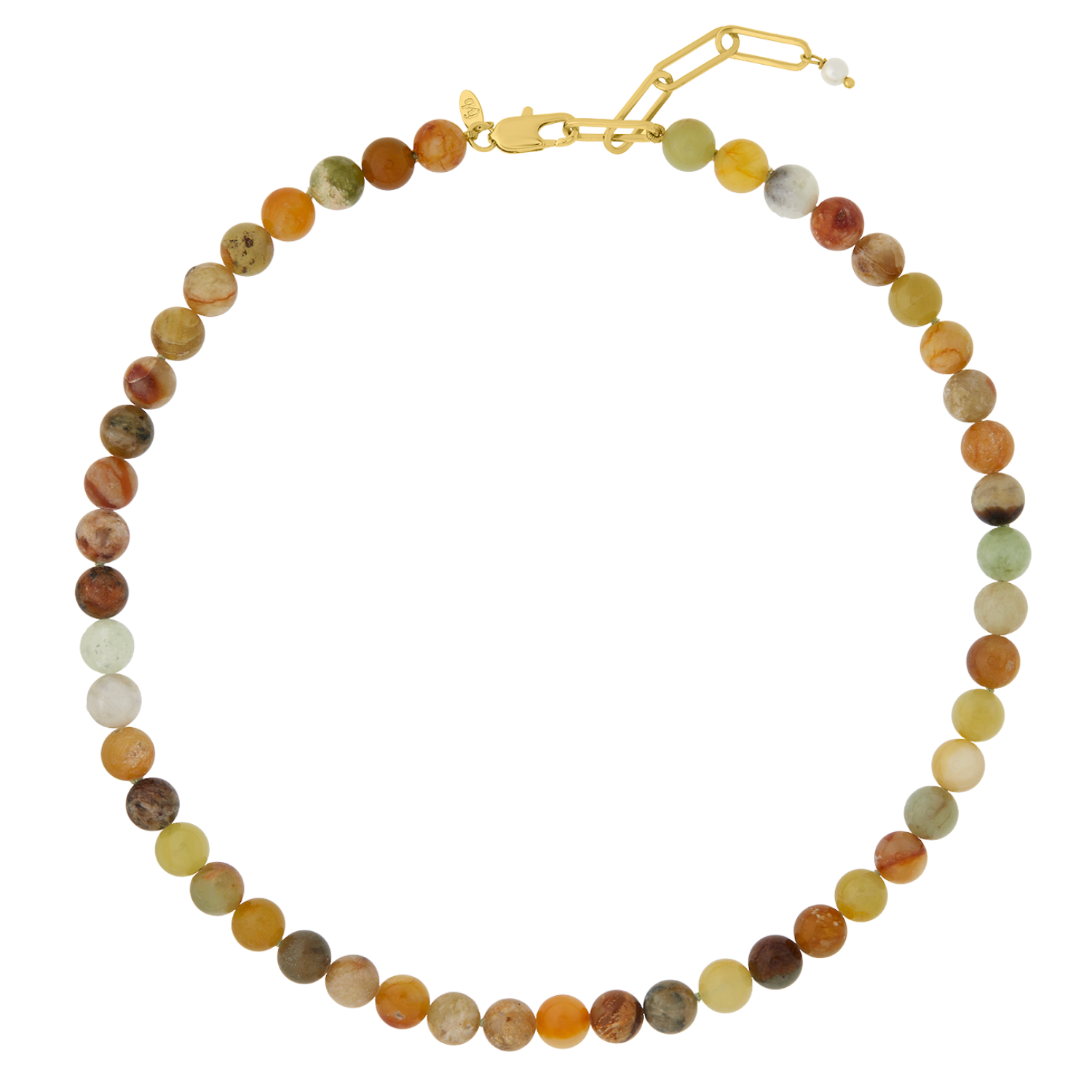 PETITE PALOMA NECKLACE MULTI JADE