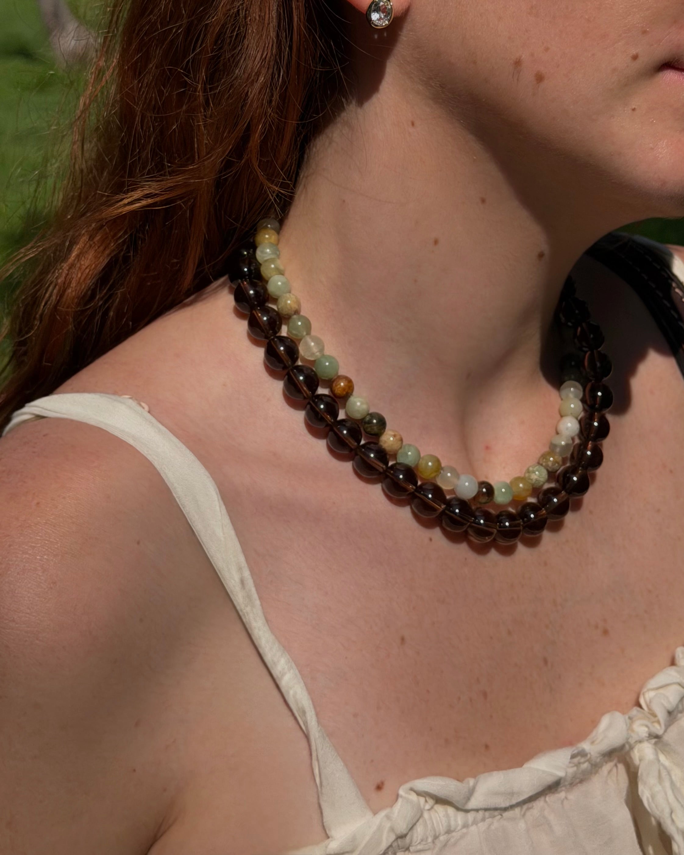 PALOMA NECKLACE SMOKY QUARTZ