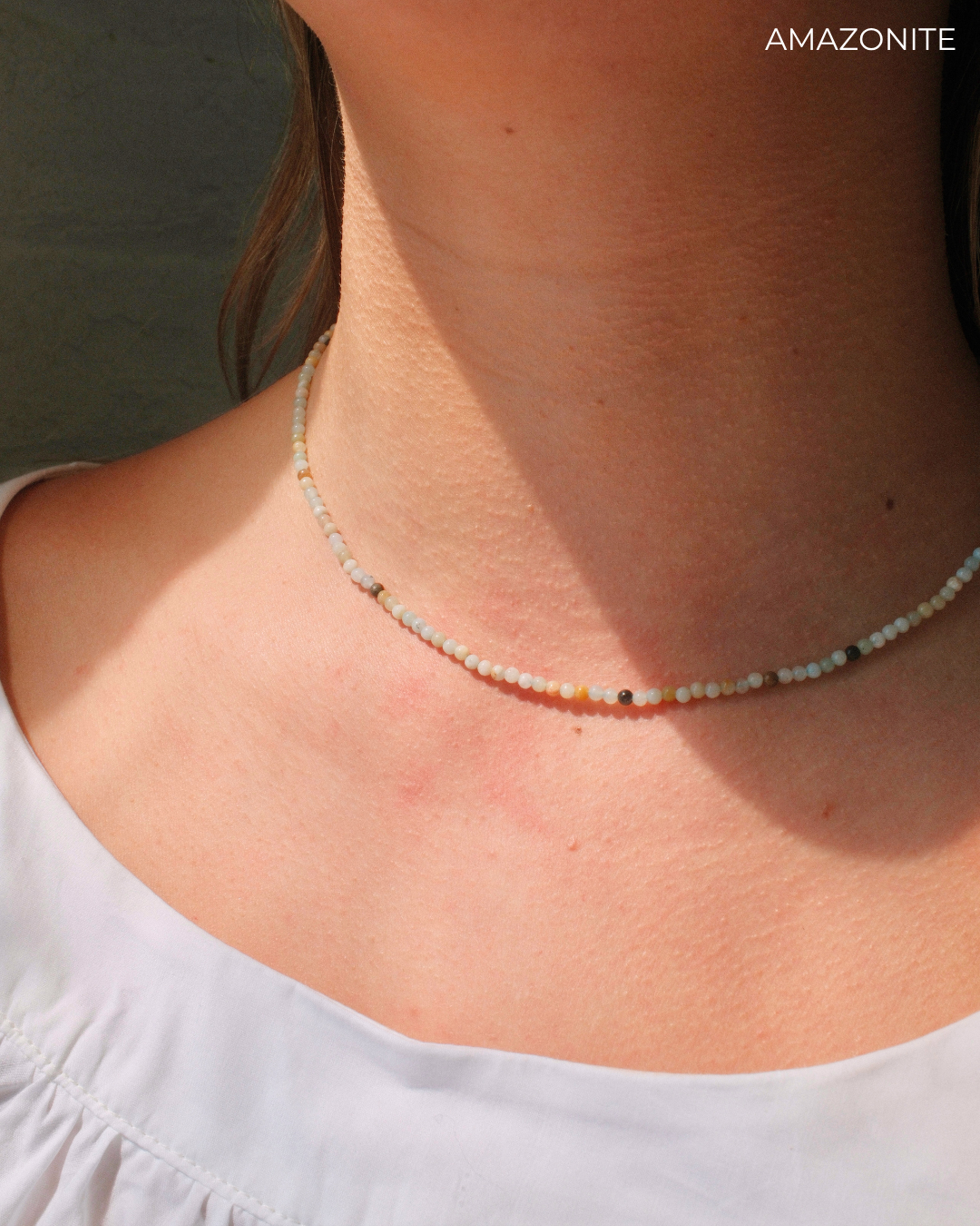 MICRO GEM CHAIN AMAZONITE
