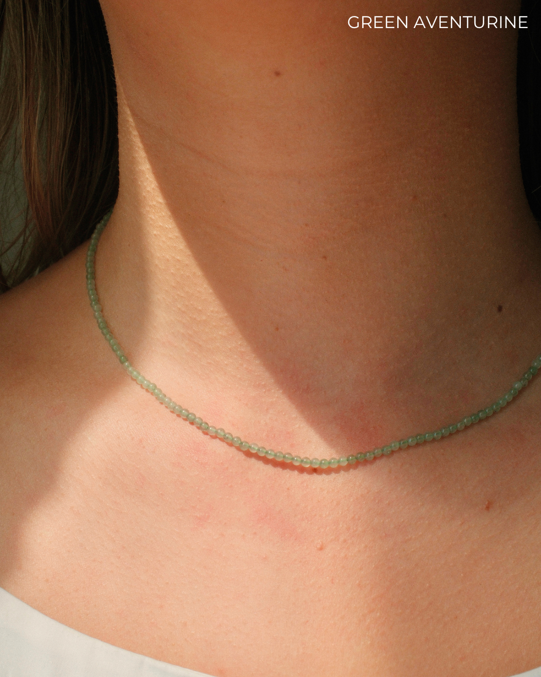 MICRO GEM CHAIN GREEN AVENTURINE