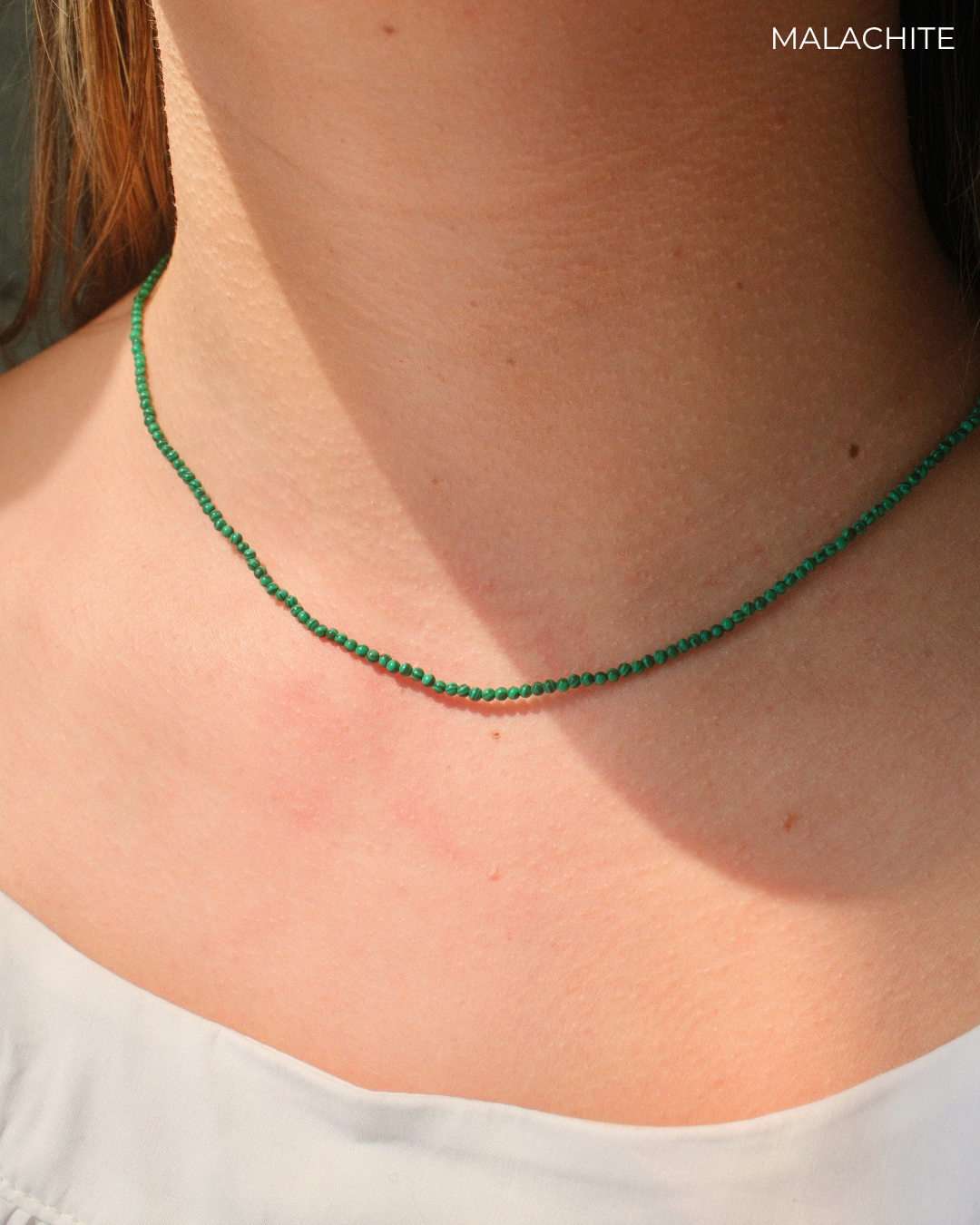 MICRO GEM CHAIN MALACHITE