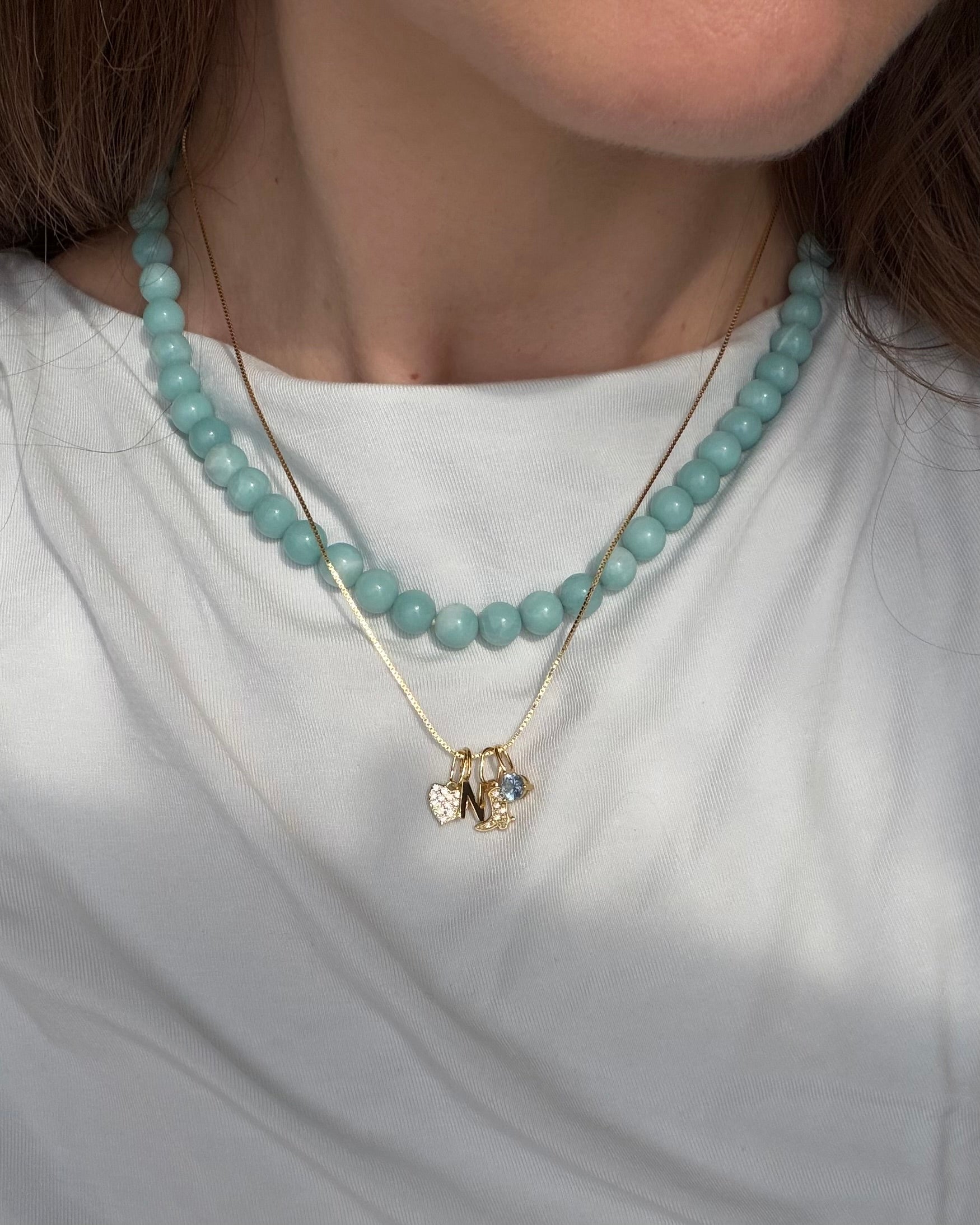 PETITE PALOMA NECKLACE AMAZONITE