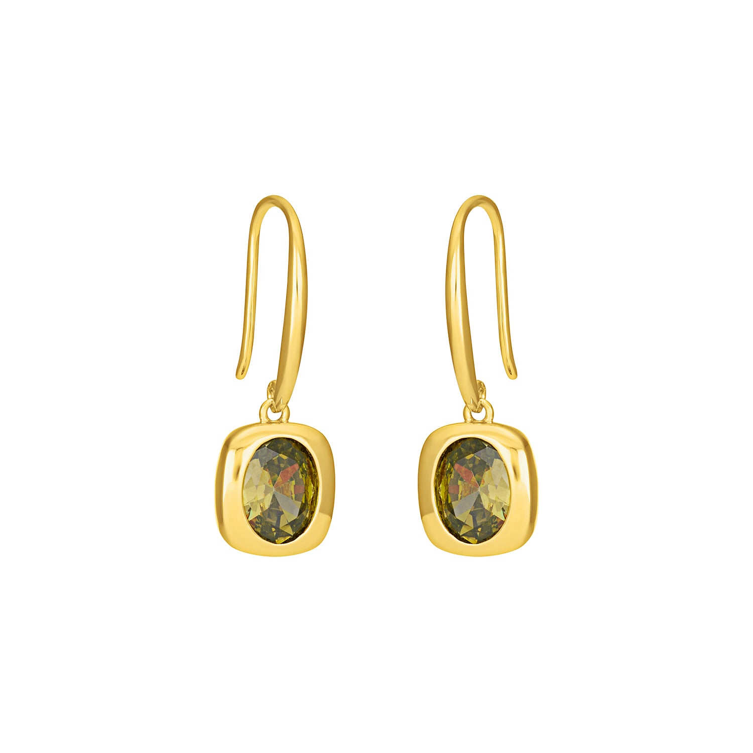 AUDRINA PERIDOT EARRINGS