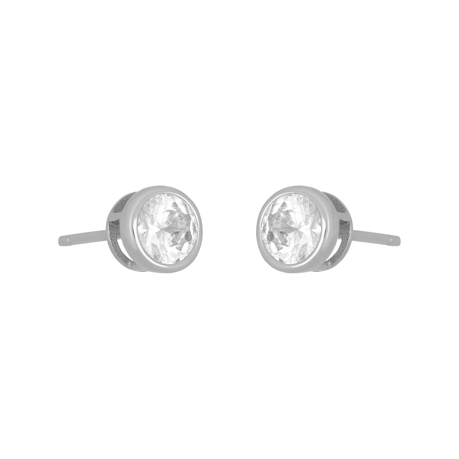 MARISOL BEZEL STUD 5MM