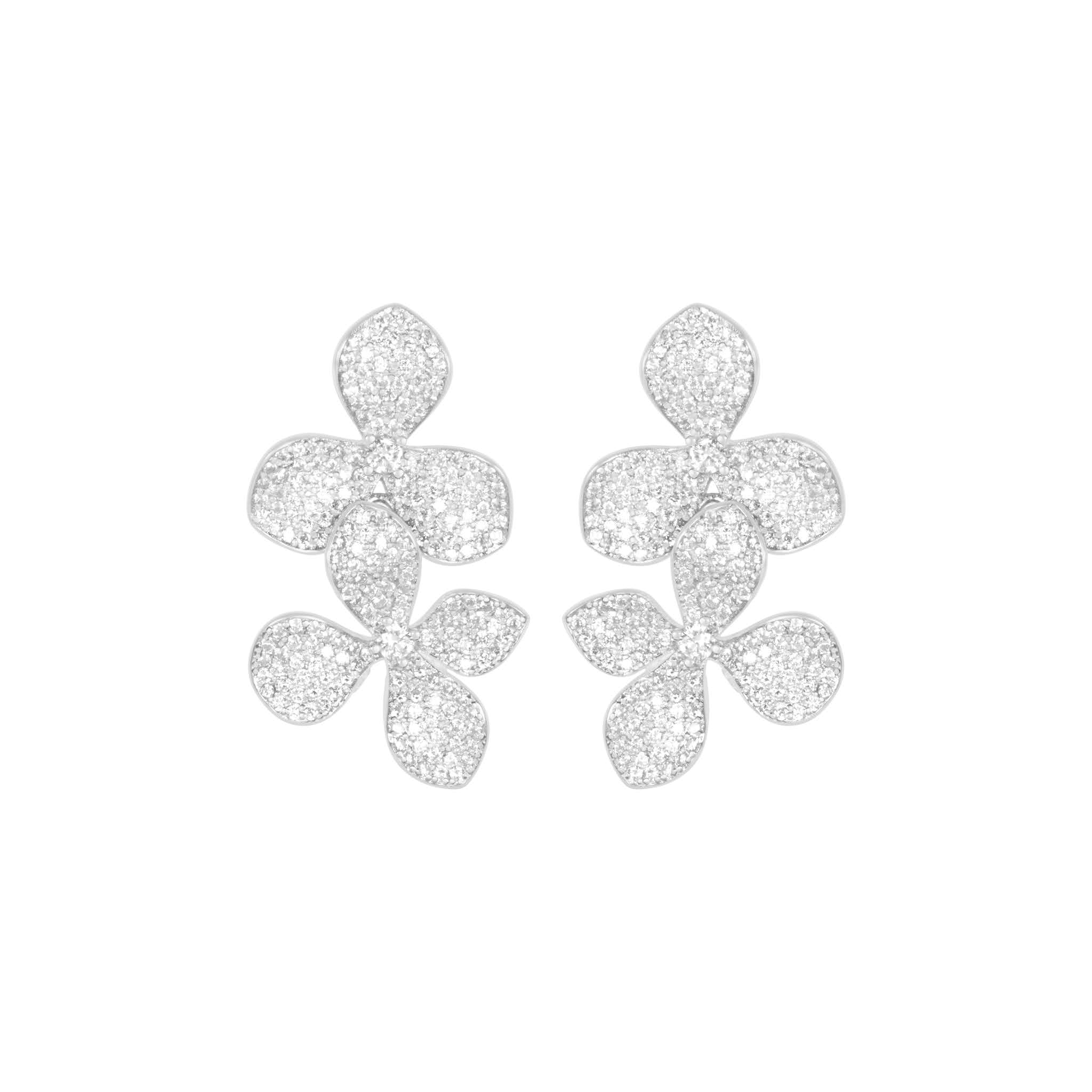 SAKURA EARRINGS SILVER